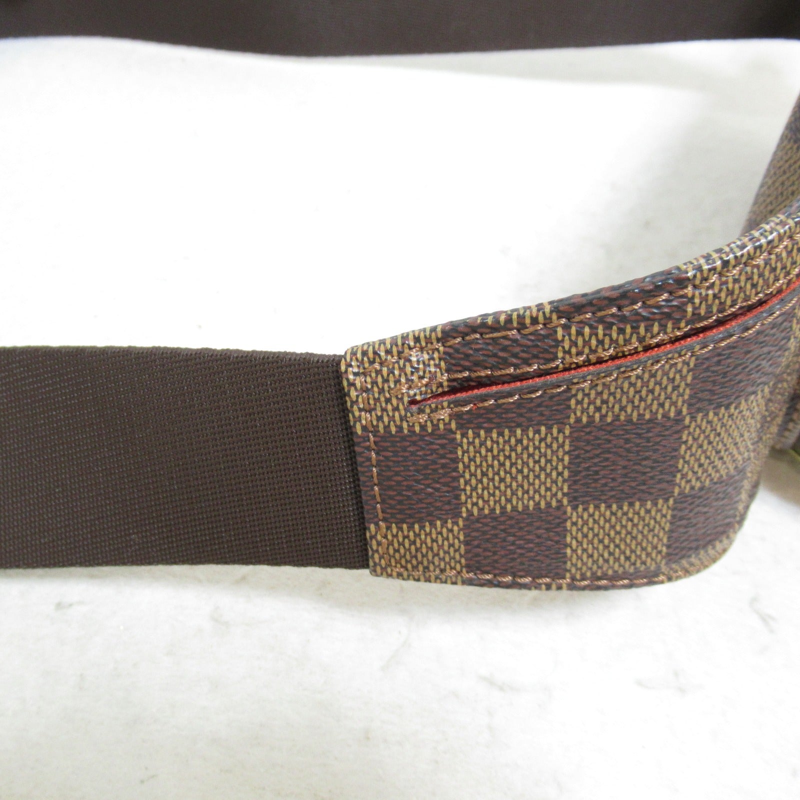 LOUIS VUITTON Damier Geronimos金扣腰包啡色
