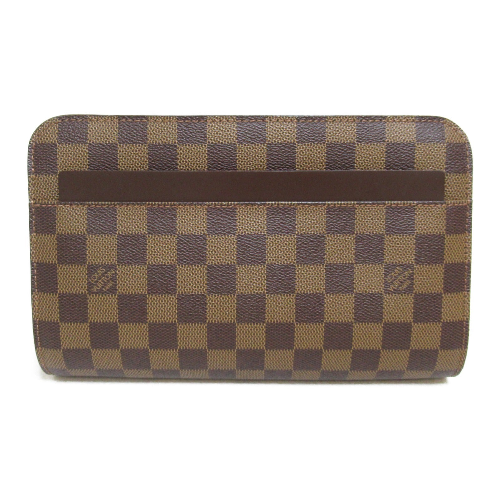 LOUIS VUITTON 【激減優惠】Damier Saint Louis金扣手拿包啡色