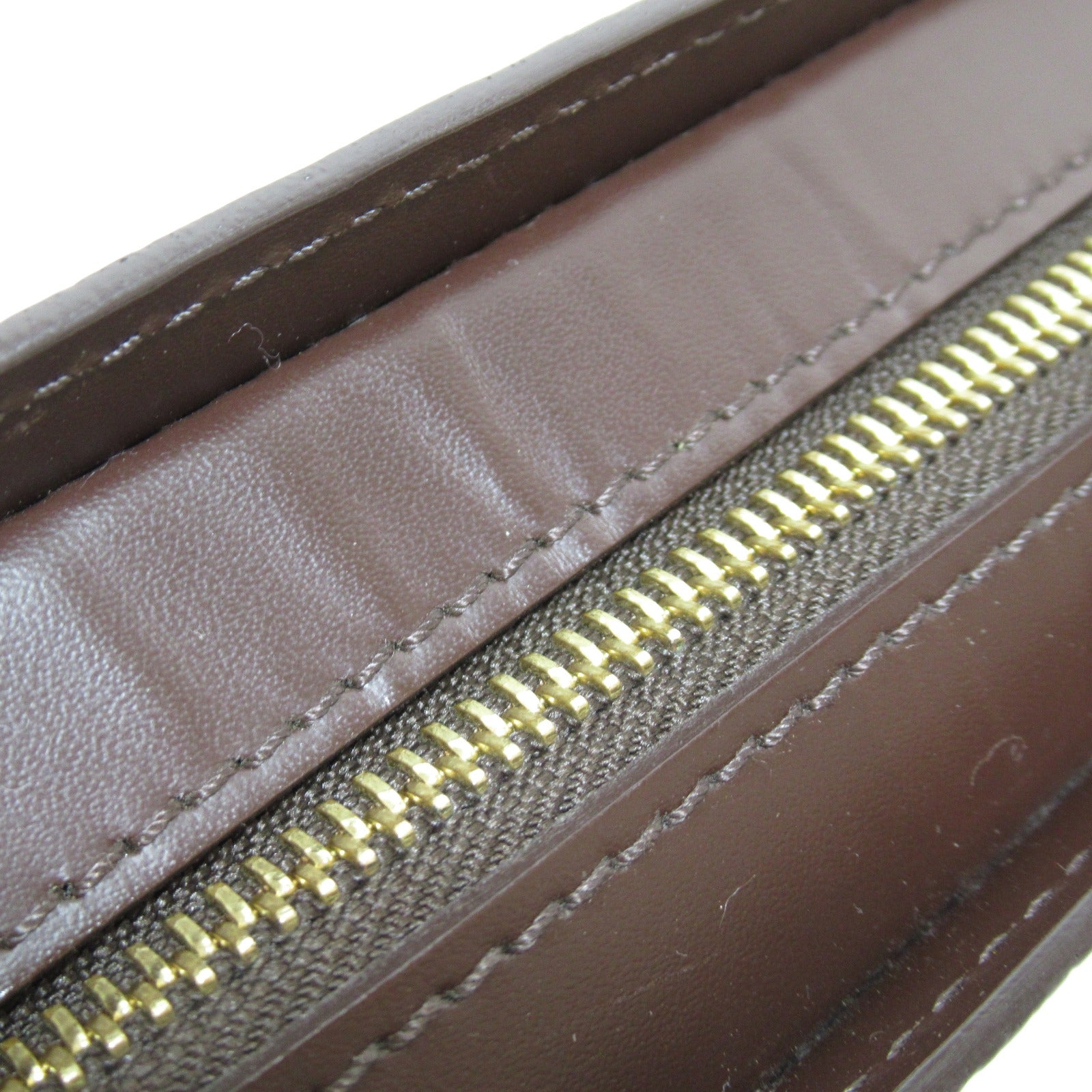 LOUIS VUITTON 【激減優惠】Damier Saint Louis金扣手拿包啡色