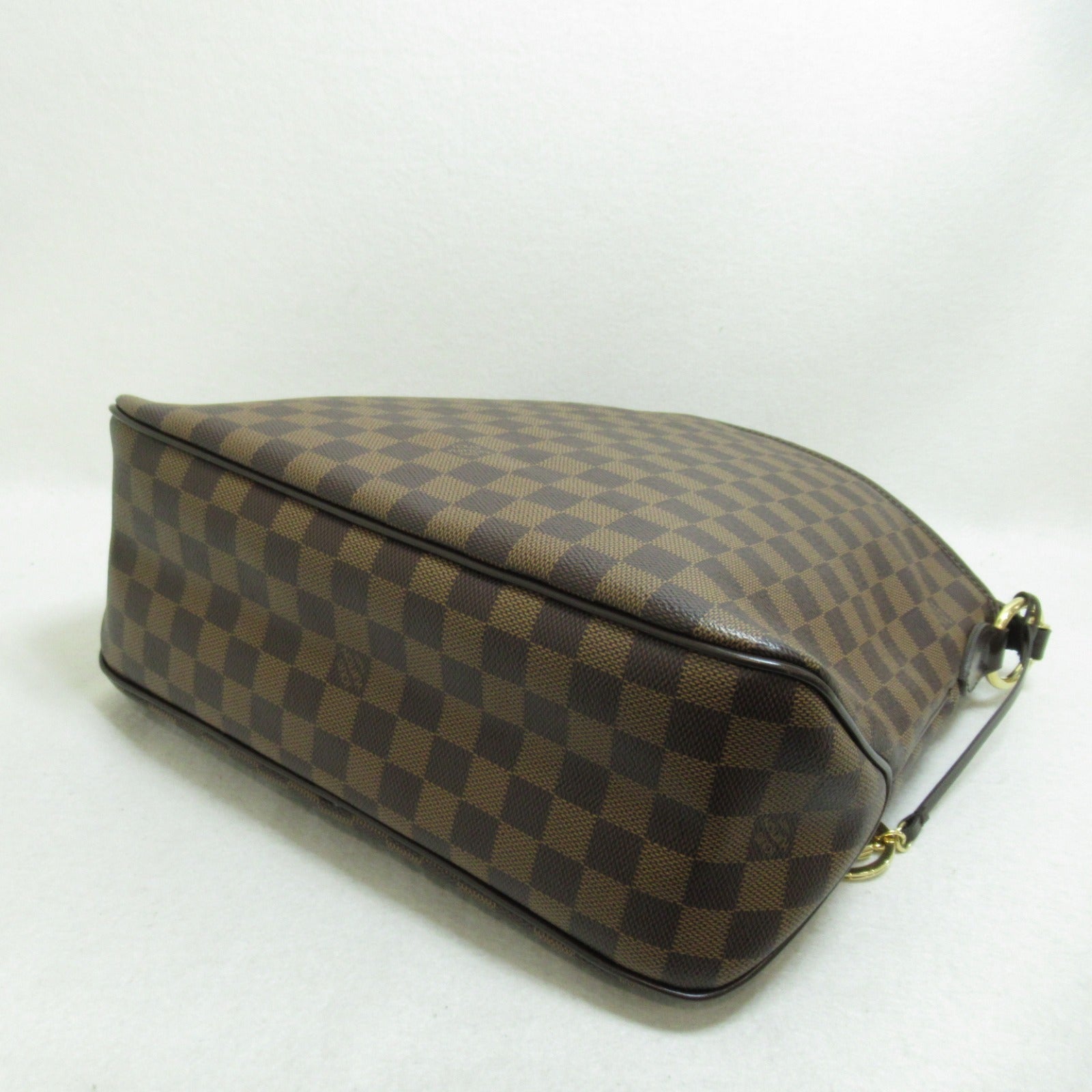 LOUIS VUITTON Damier Delightful PM金扣肩背袋啡色