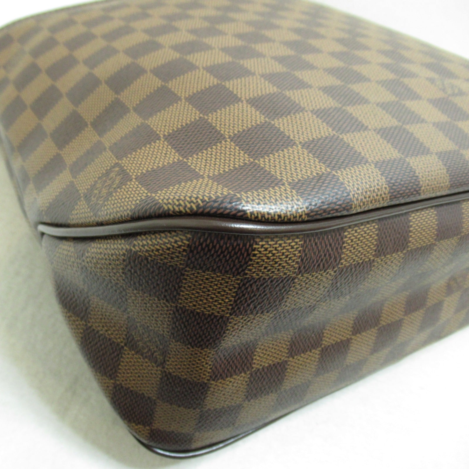 LOUIS VUITTON Damier Delightful PM金扣肩背袋啡色
