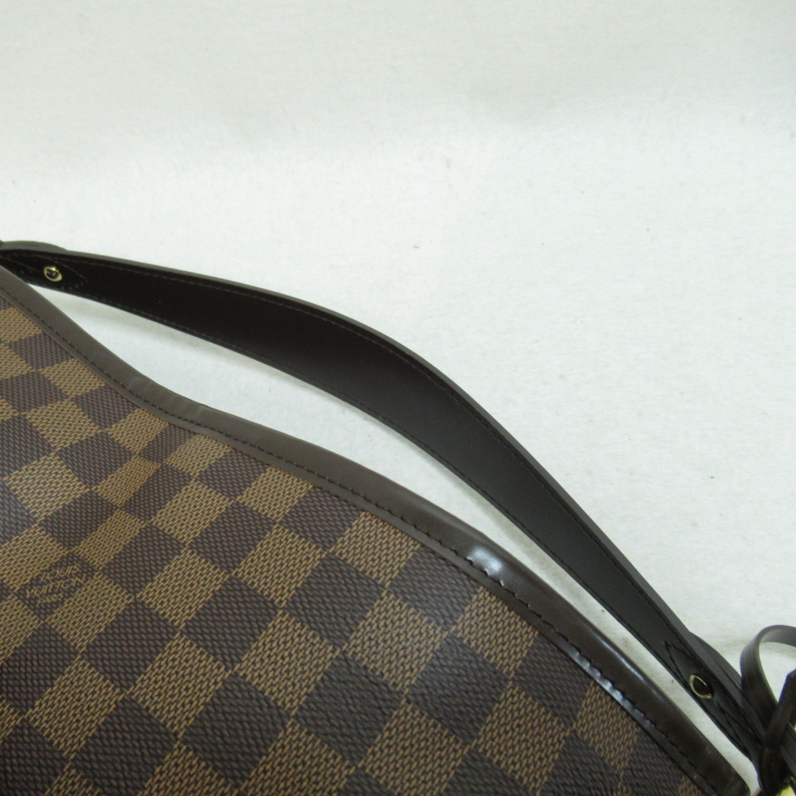 LOUIS VUITTON Damier Delightful PM金扣肩背袋啡色