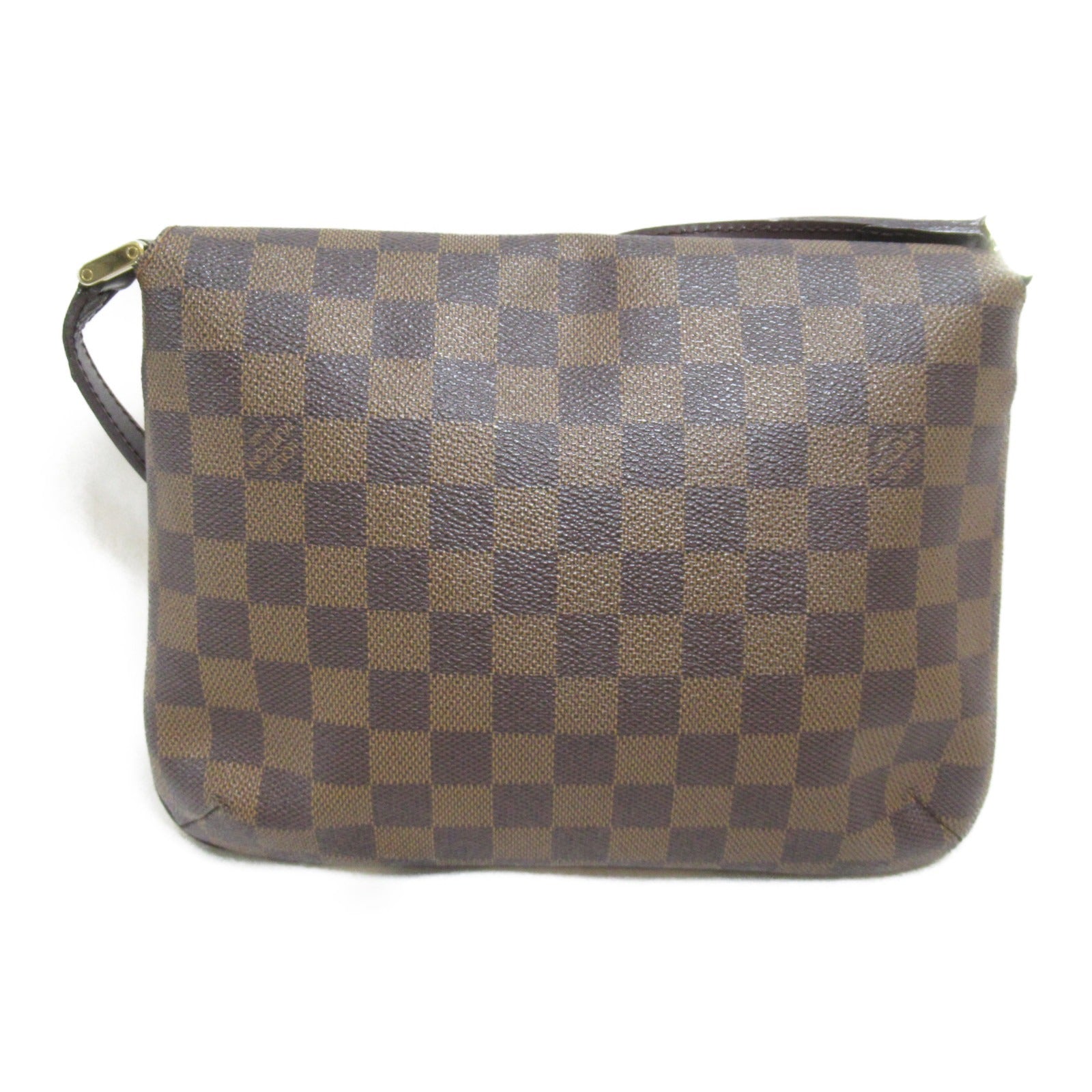 LOUIS VUITTON Damier Musette Tango Long Shoulder Bag金扣肩背袋啡色