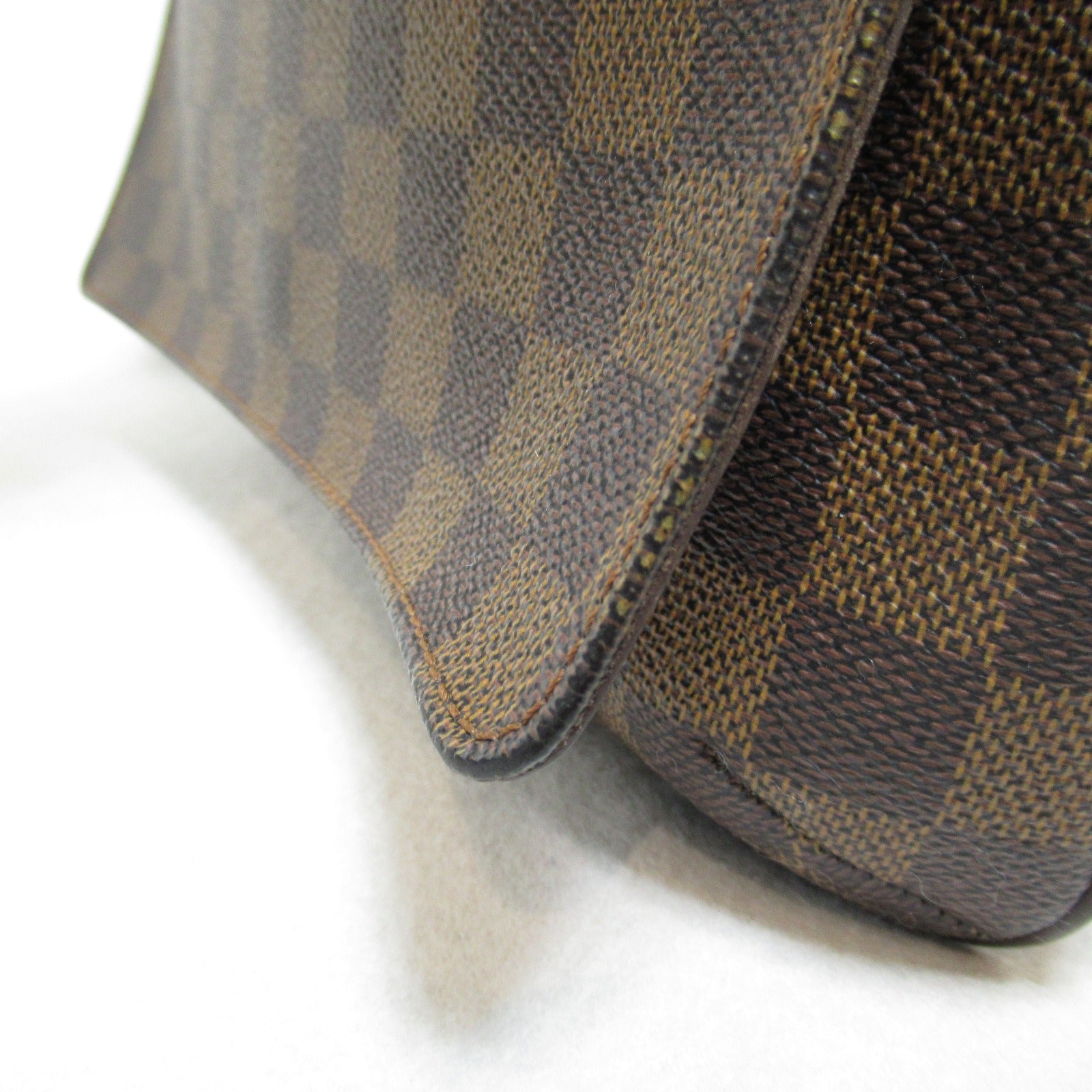 LOUIS VUITTON Damier Musette Tango Long Shoulder Bag金扣肩背袋啡色