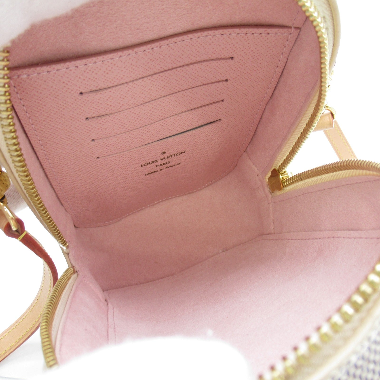 LOUIS VUITTON 【激減優惠】Damier Azur Neokapi金扣肩背袋白色