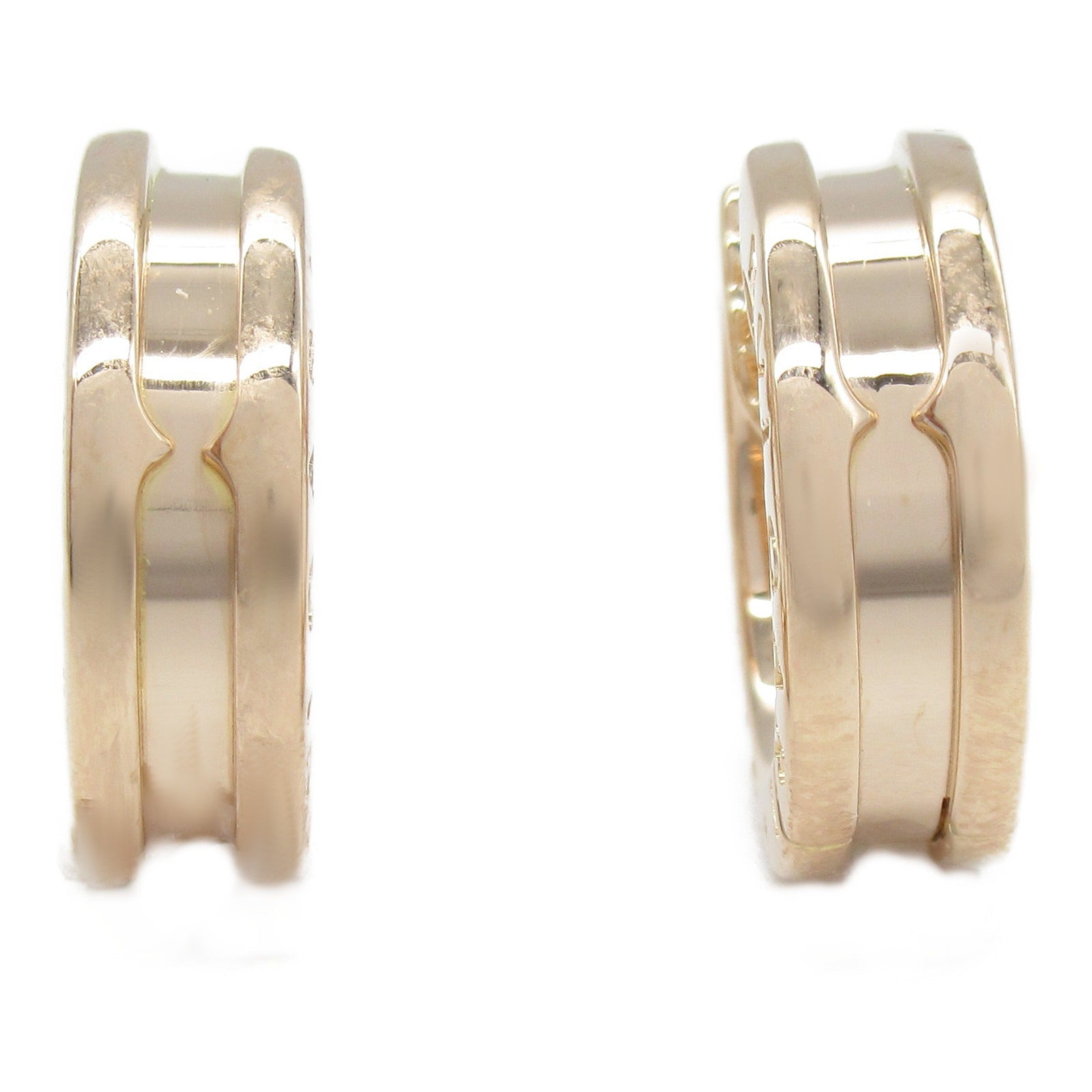BVLGARI 18K玫瑰金B-zero1 Pierced Earrings耳環金色
