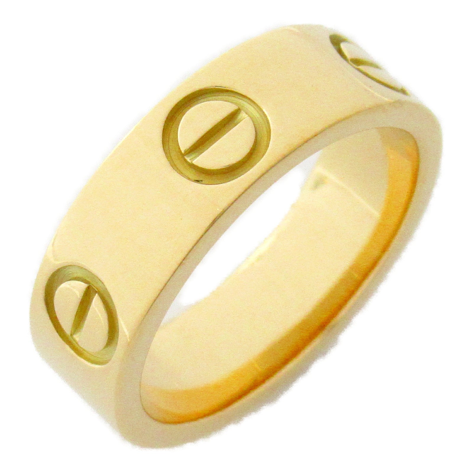 CARTIER 18K黃金Love Ring戒指US#4.75/Cartier#49