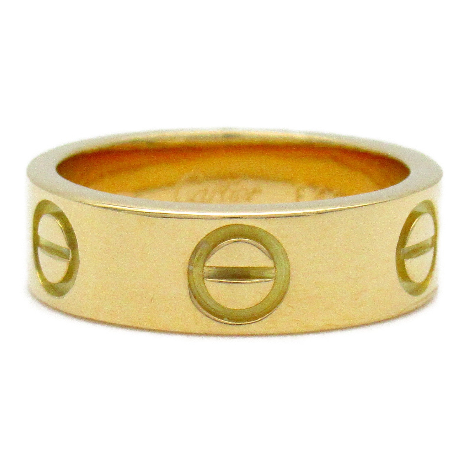 CARTIER 18K黃金Love Ring戒指US#4.75/Cartier#49
