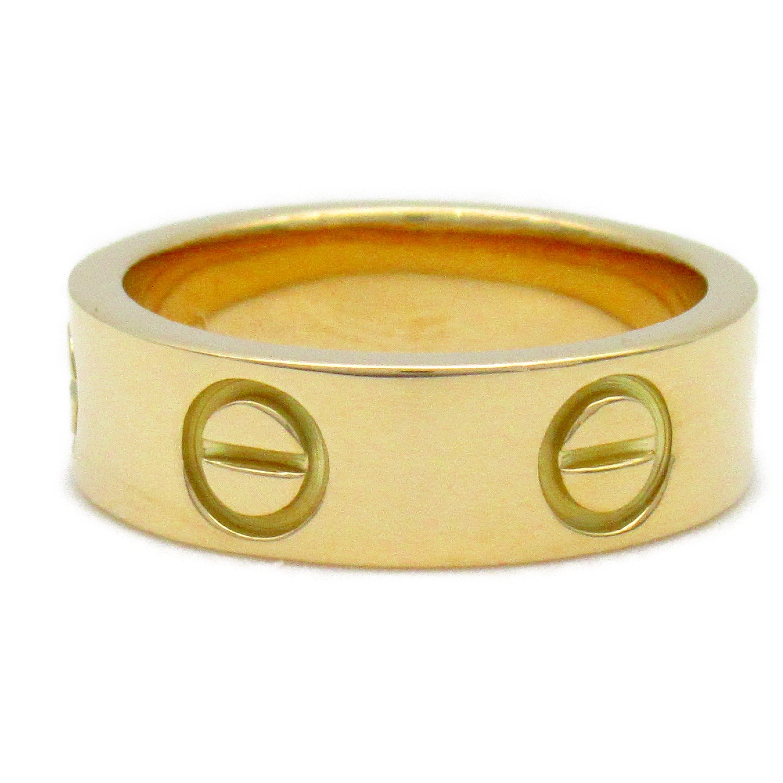 CARTIER 18K黃金Love Ring戒指US#4.75/Cartier#49