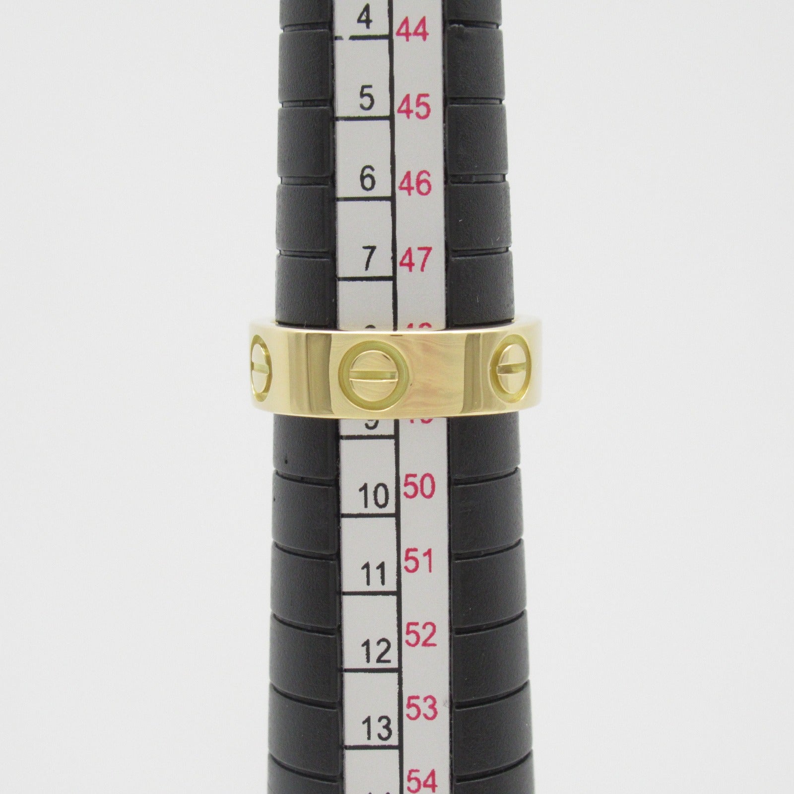 CARTIER 18K黃金Love Ring戒指US#4.75/Cartier#49