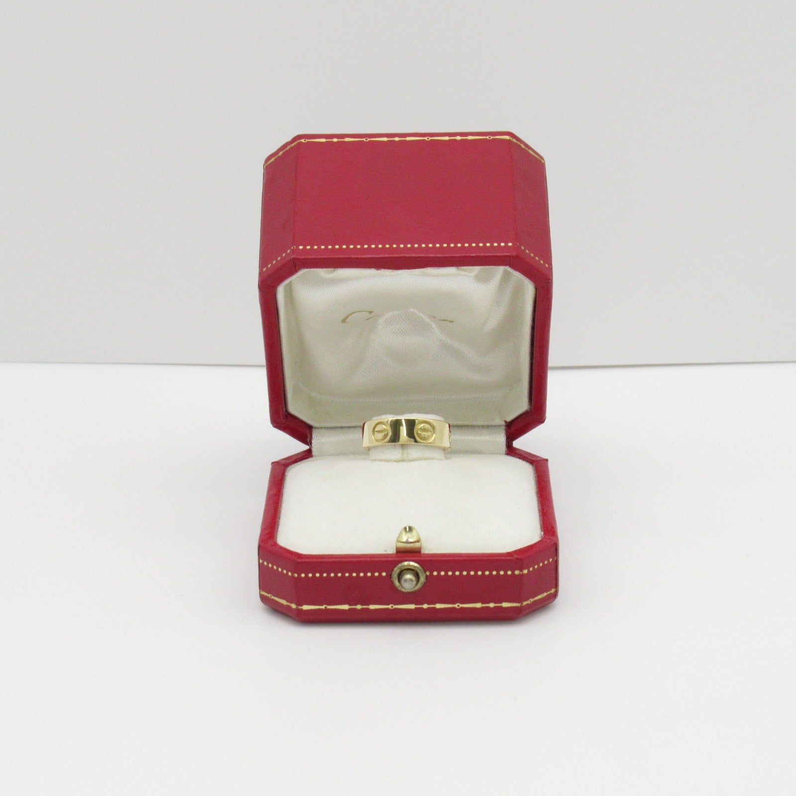 CARTIER 18K黃金Love Ring戒指US#4.75/Cartier#49