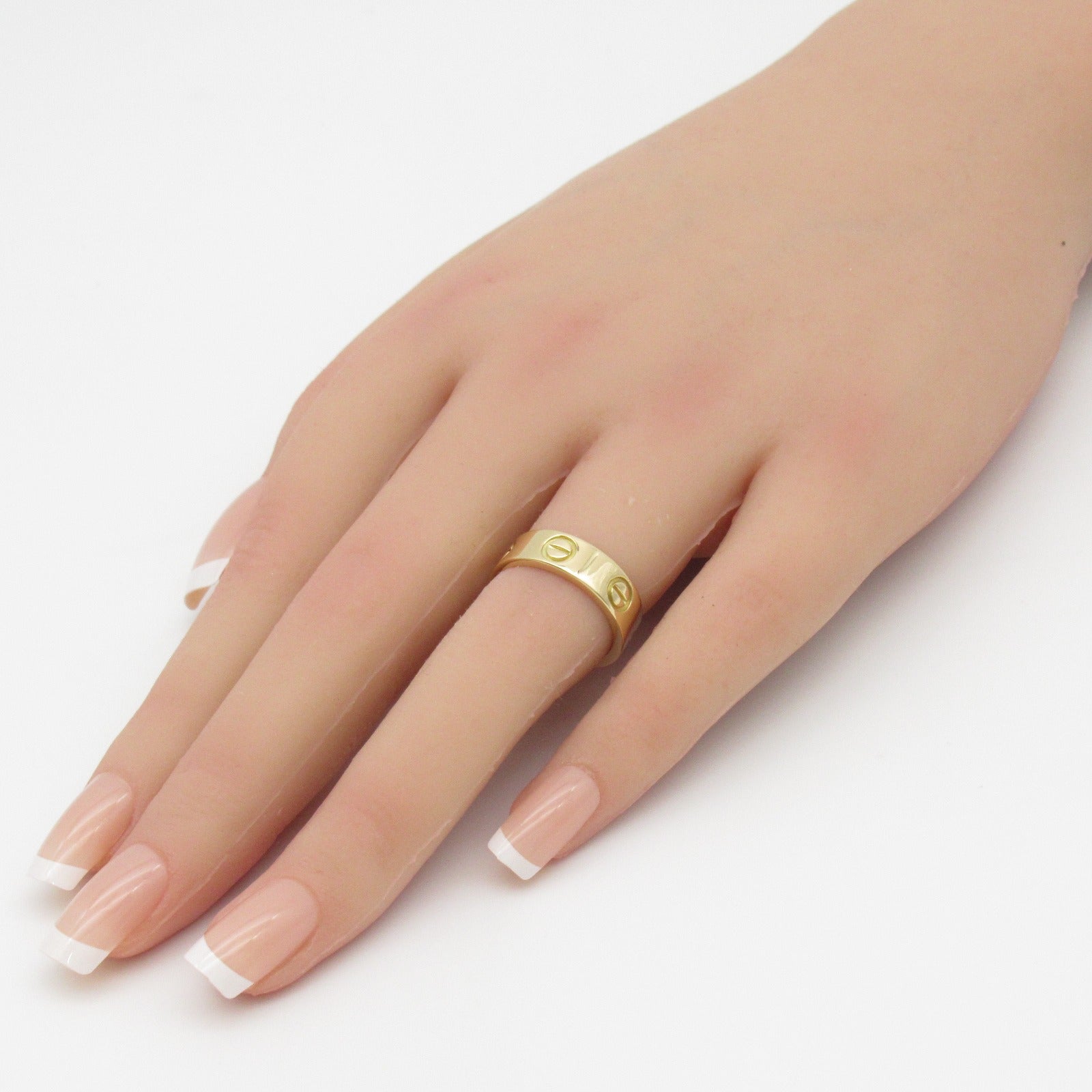CARTIER 18K黃金Love Ring戒指US#4.75/Cartier#49
