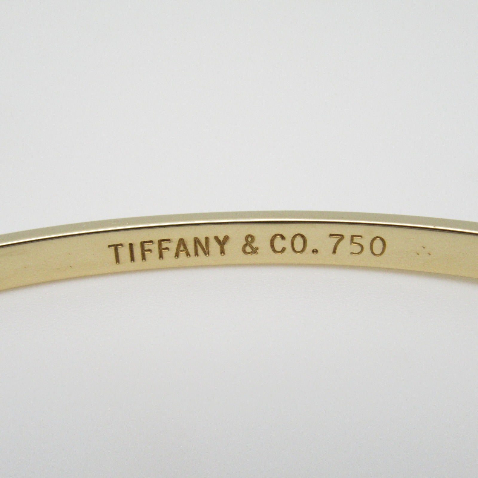 TIFFANY＆CO 18K黃金Hook Sapphire bracelet手鏈