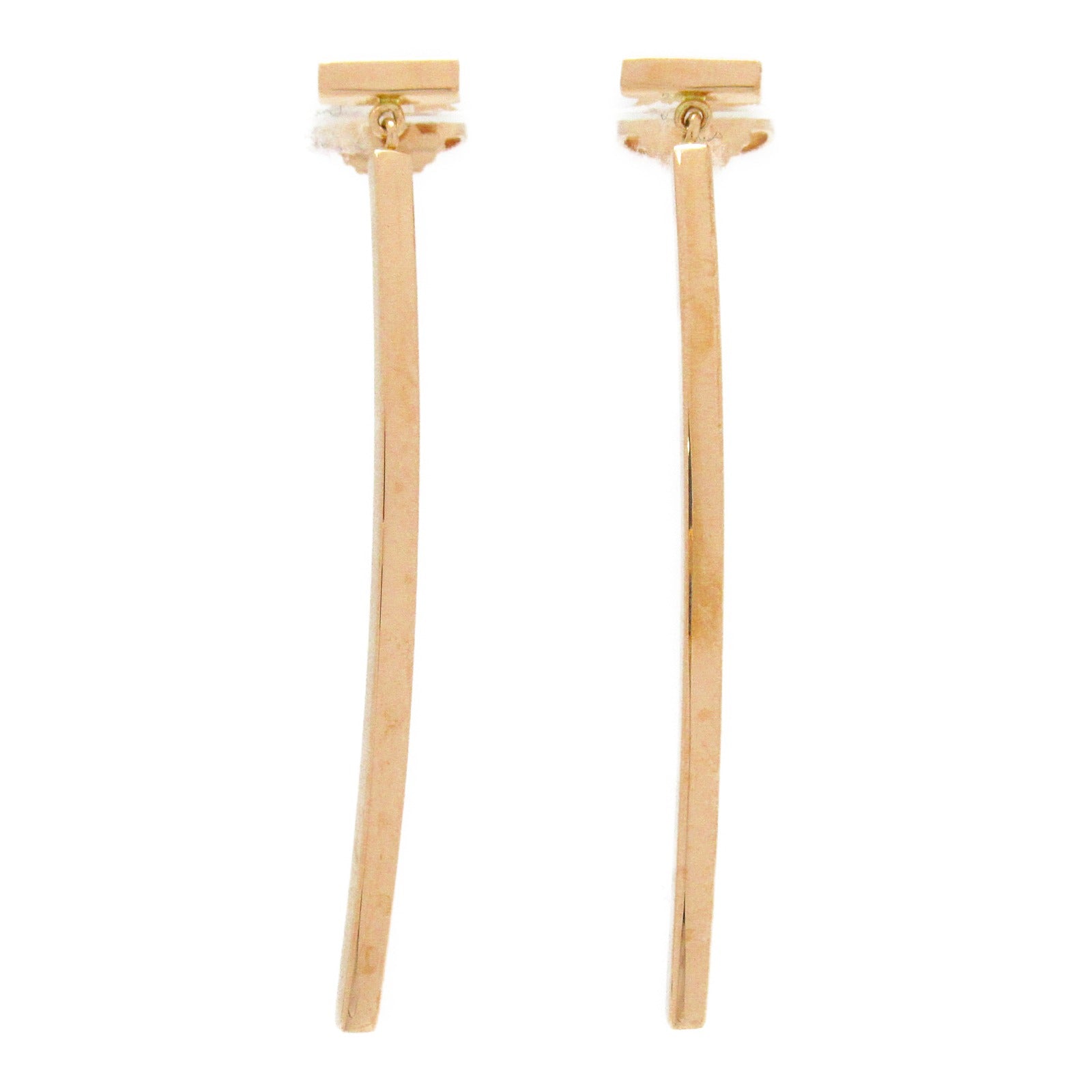 TIFFANY＆CO 【激減優惠】18K玫瑰金T Bar Earrings耳環