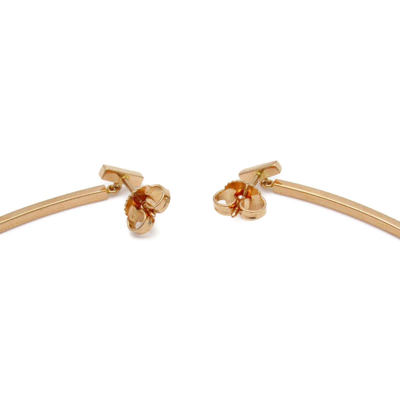 TIFFANY＆CO 【激減優惠】18K玫瑰金T Bar Earrings耳環