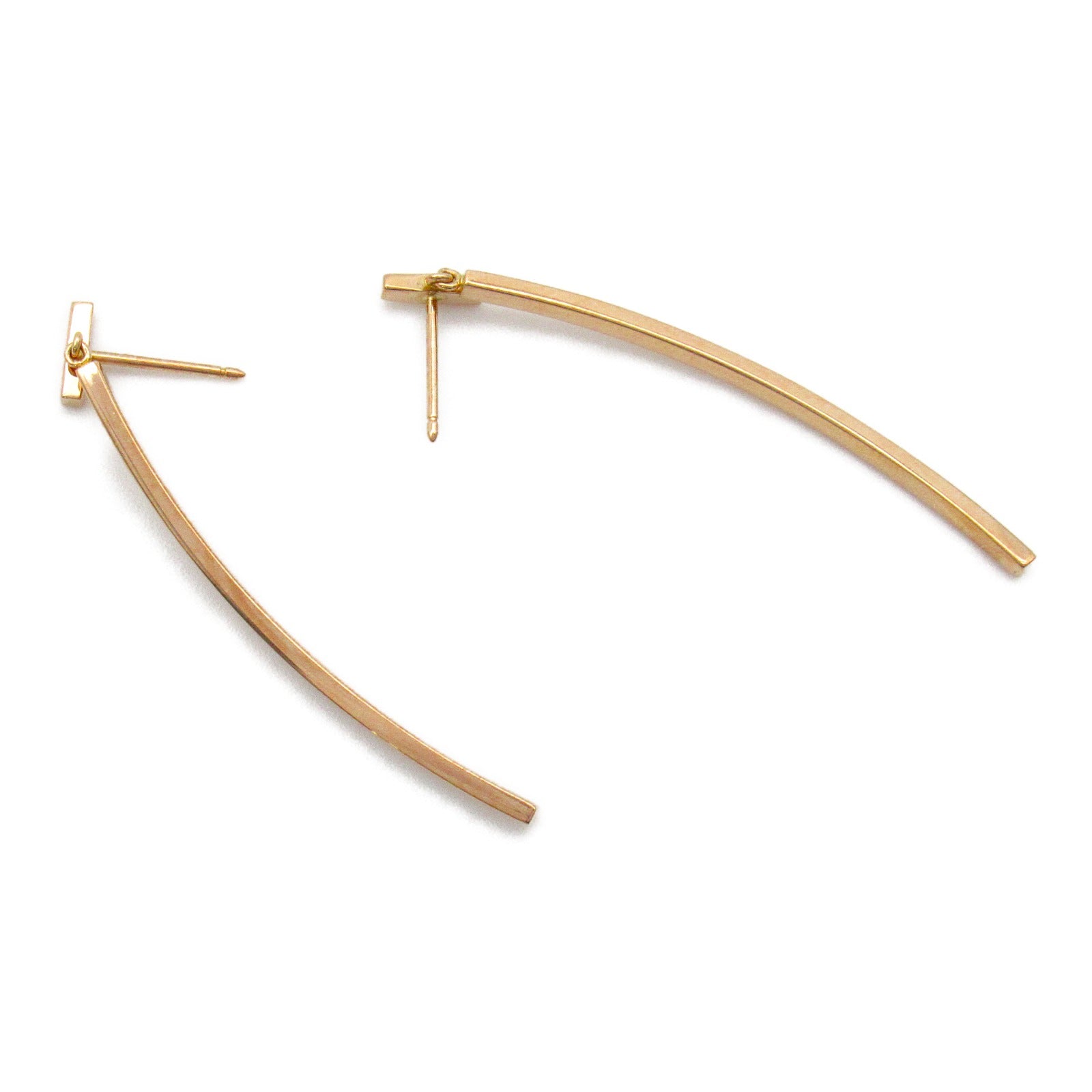 TIFFANY＆CO 【激減優惠】18K玫瑰金T Bar Earrings耳環