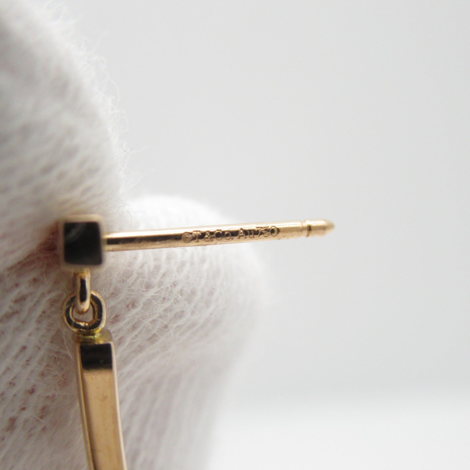 TIFFANY＆CO 【激減優惠】18K玫瑰金T Bar Earrings耳環