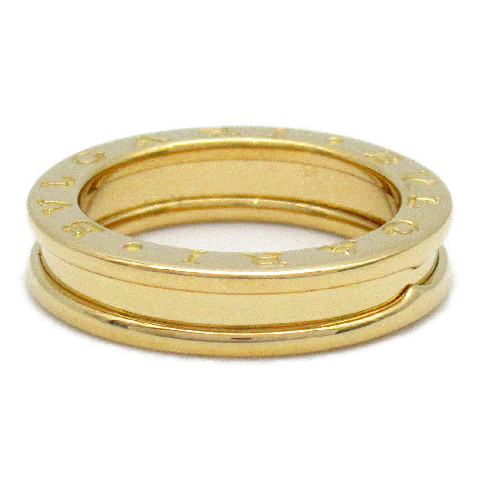 BVLGARI 18K黃金B-zero1 1 Band Ring戒指US#5.75/JP#11/Bvlgari#51
