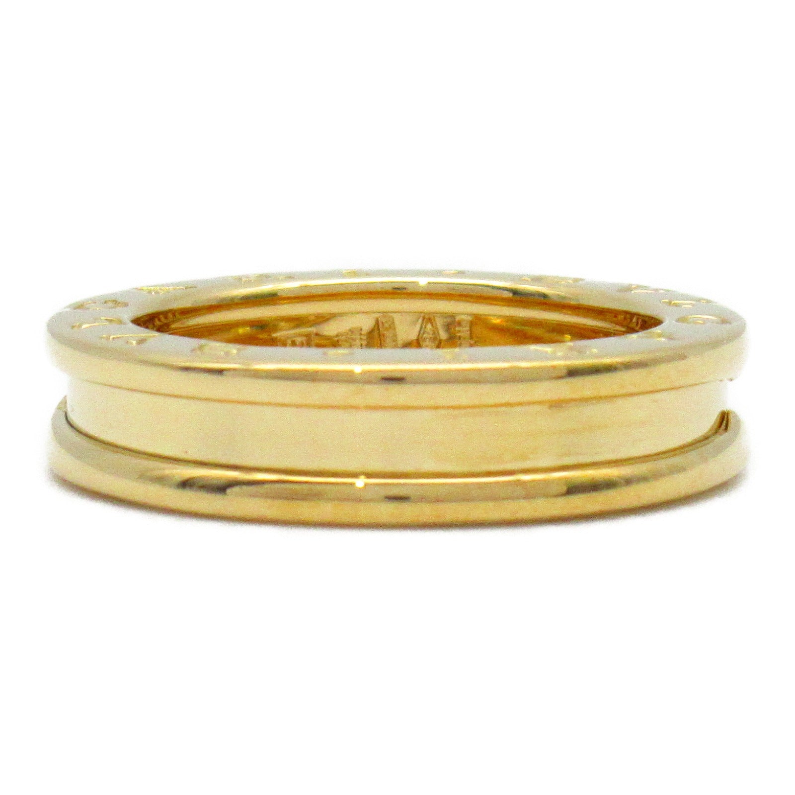 BVLGARI 18K黃金B-zero1 1 Band Ring戒指US#5.75/JP#11/Bvlgari#51