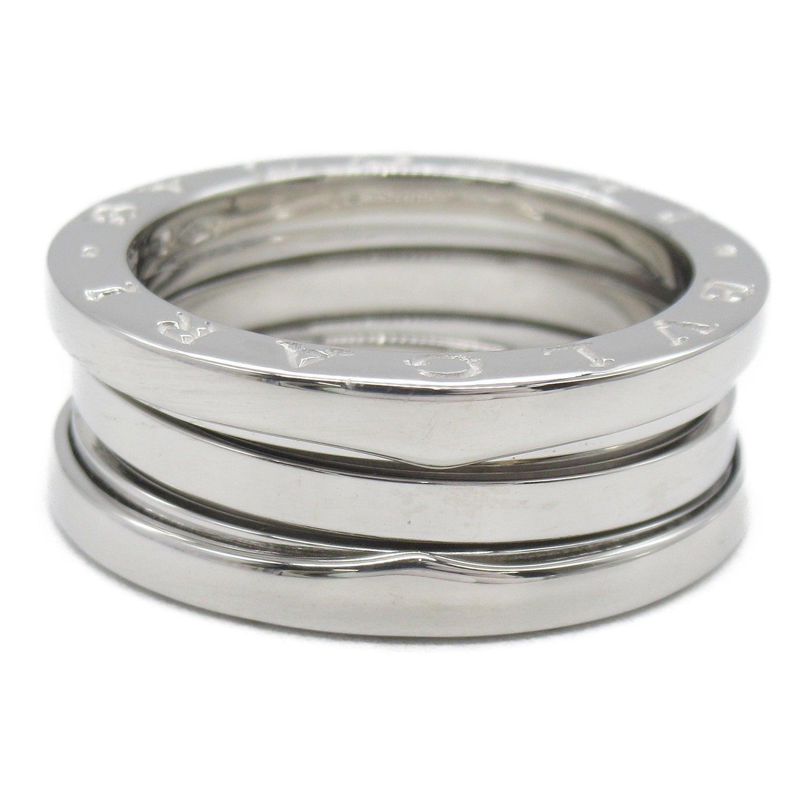BVLGARI 18K白金B-zero1 3 Band Ring戒指Bvlgari#56/JP#15.5/US#7.5