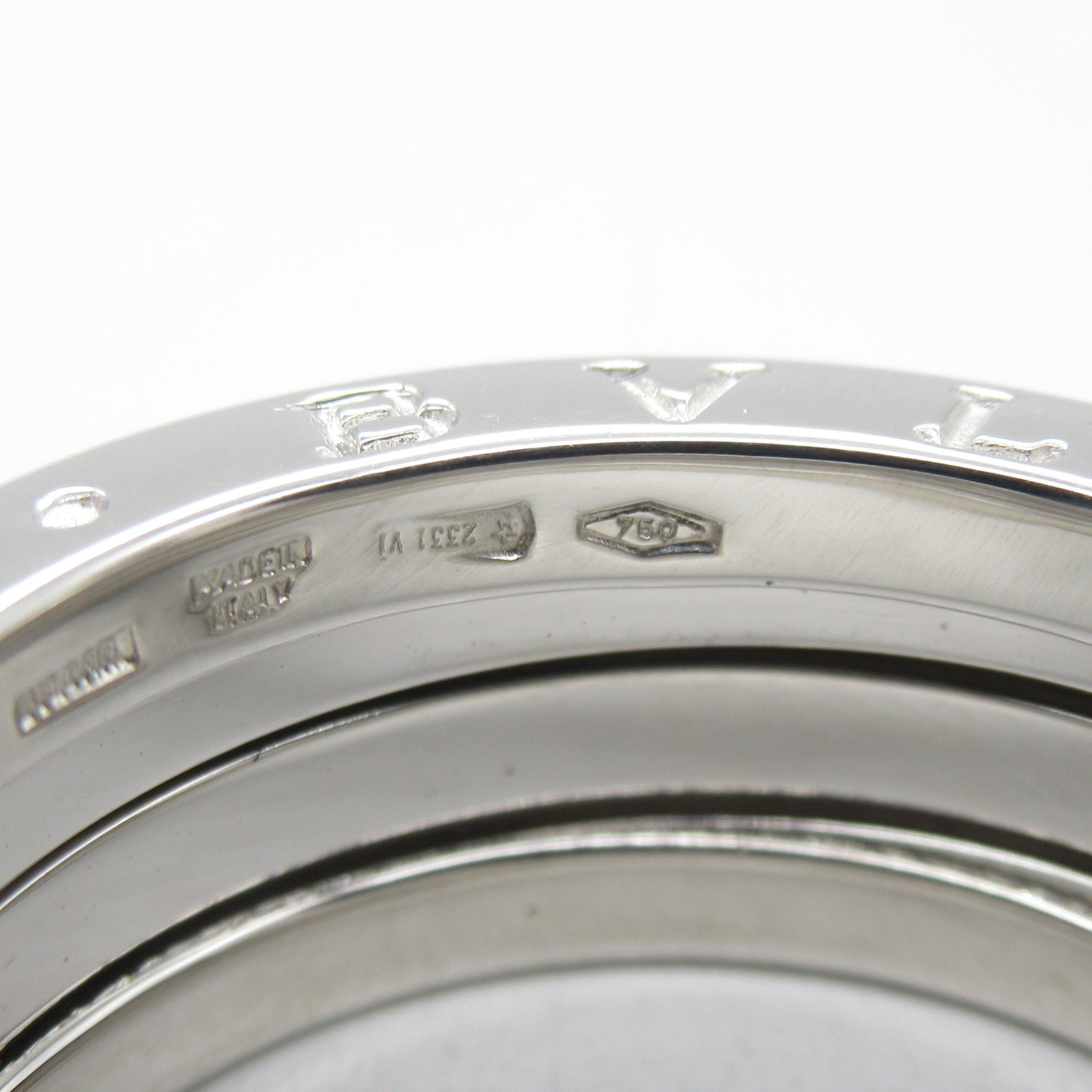 BVLGARI 18K白金B-zero1 3 Band Ring戒指Bvlgari#56/JP#15.5/US#7.5