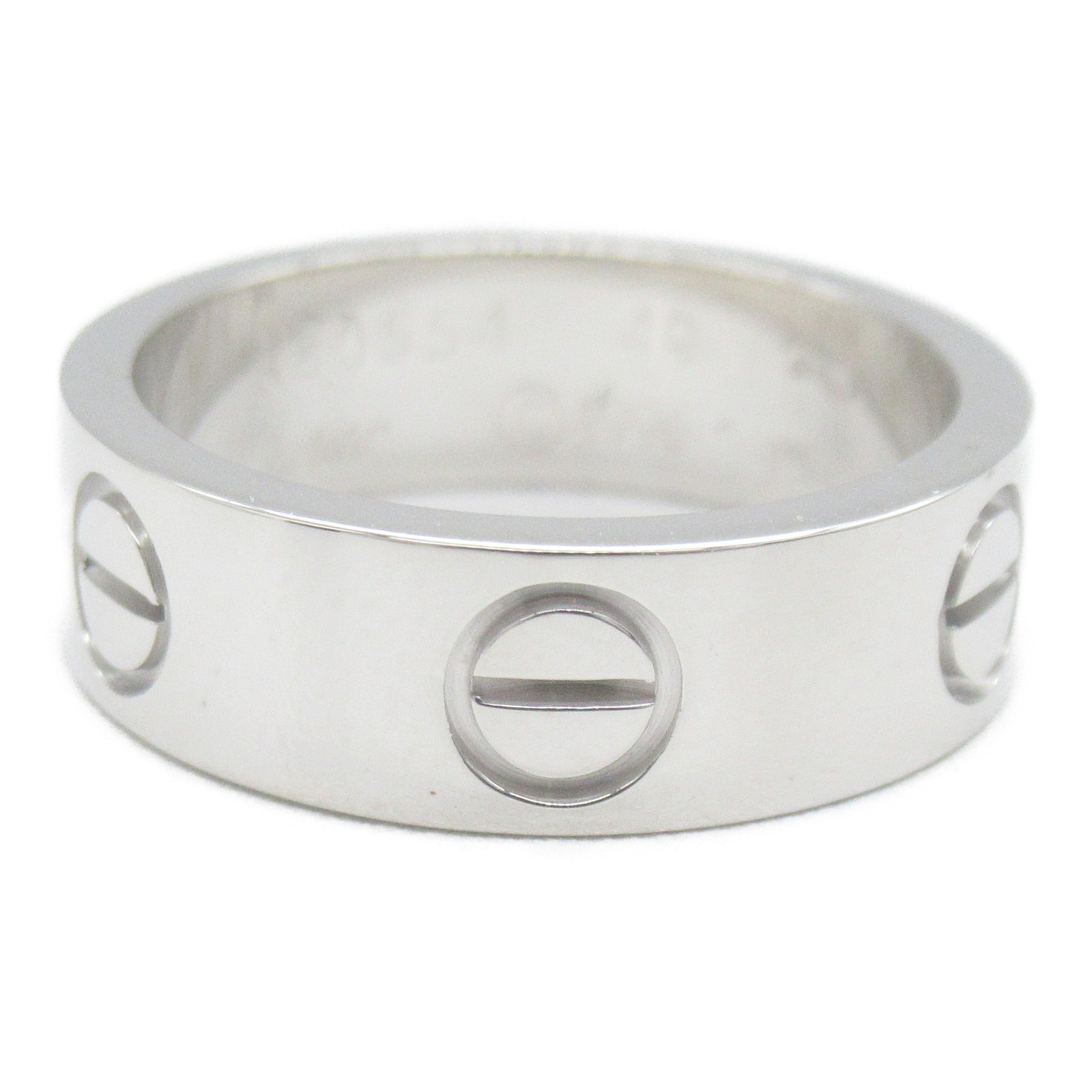 CARTIER 18K白金Love Ring戒指Cartier#49/US#4.75