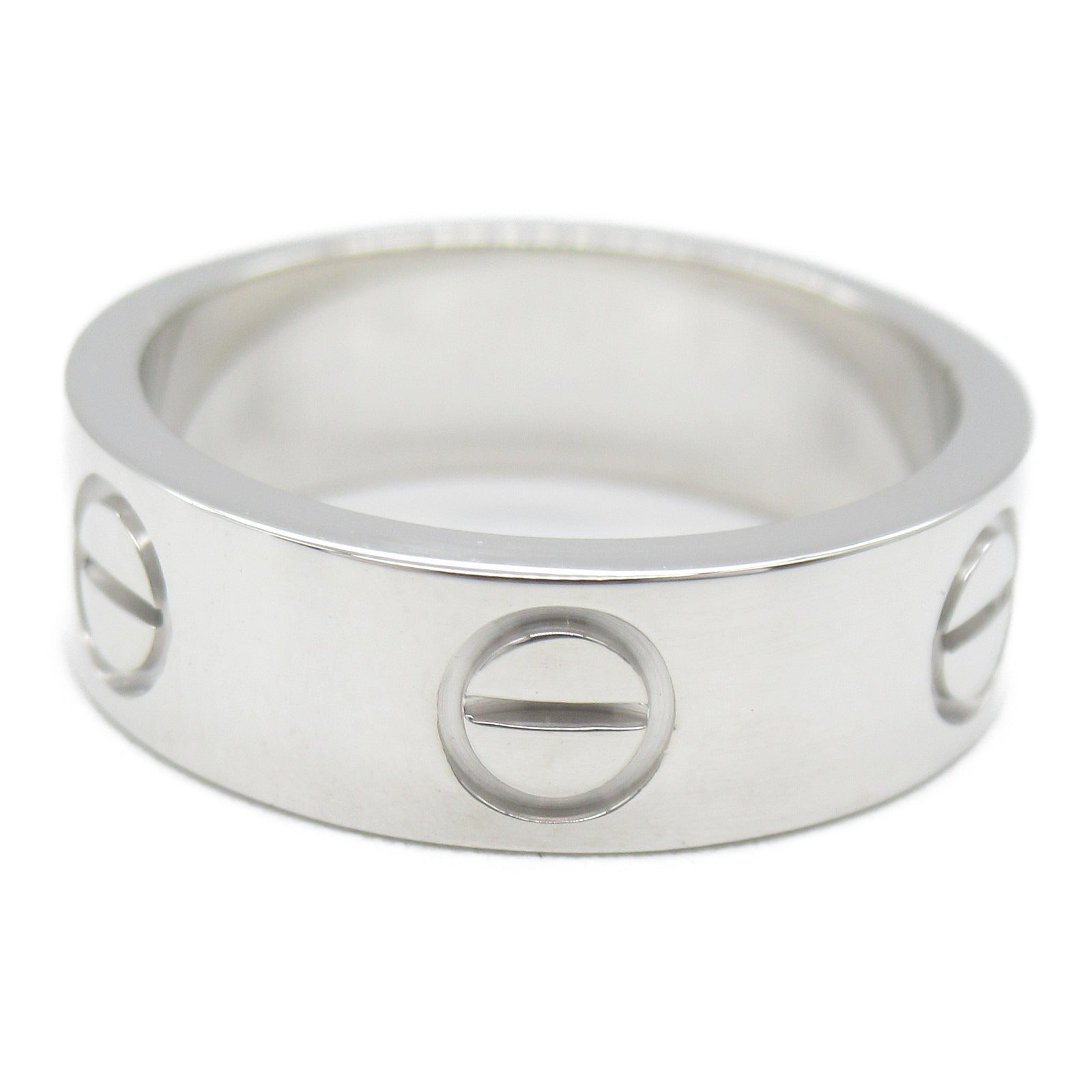 CARTIER 18K白金Love Ring戒指Cartier#49/US#4.75