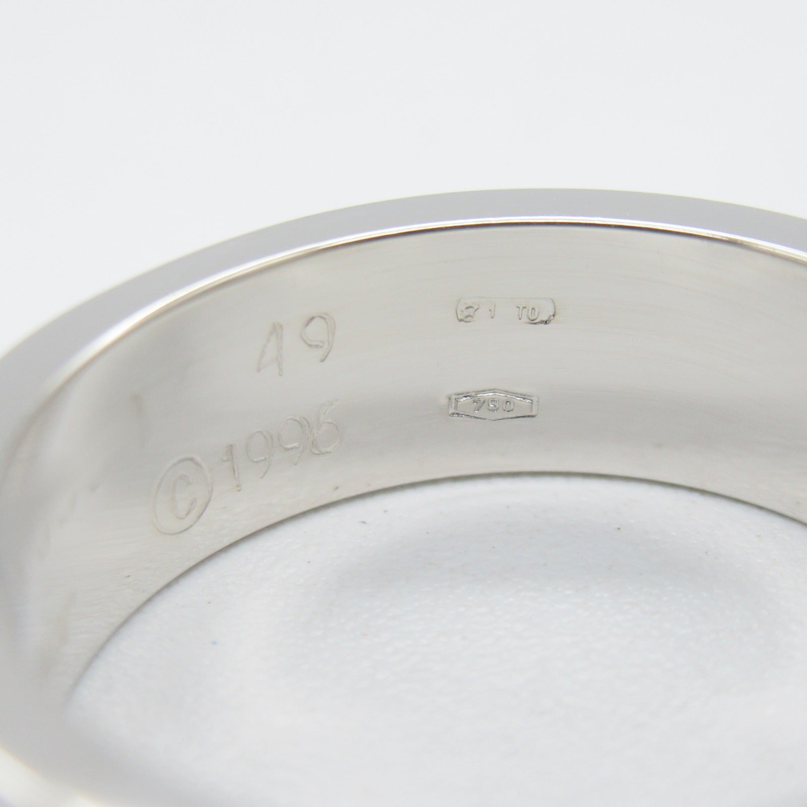 CARTIER 18K白金Love Ring戒指Cartier#49/US#4.75