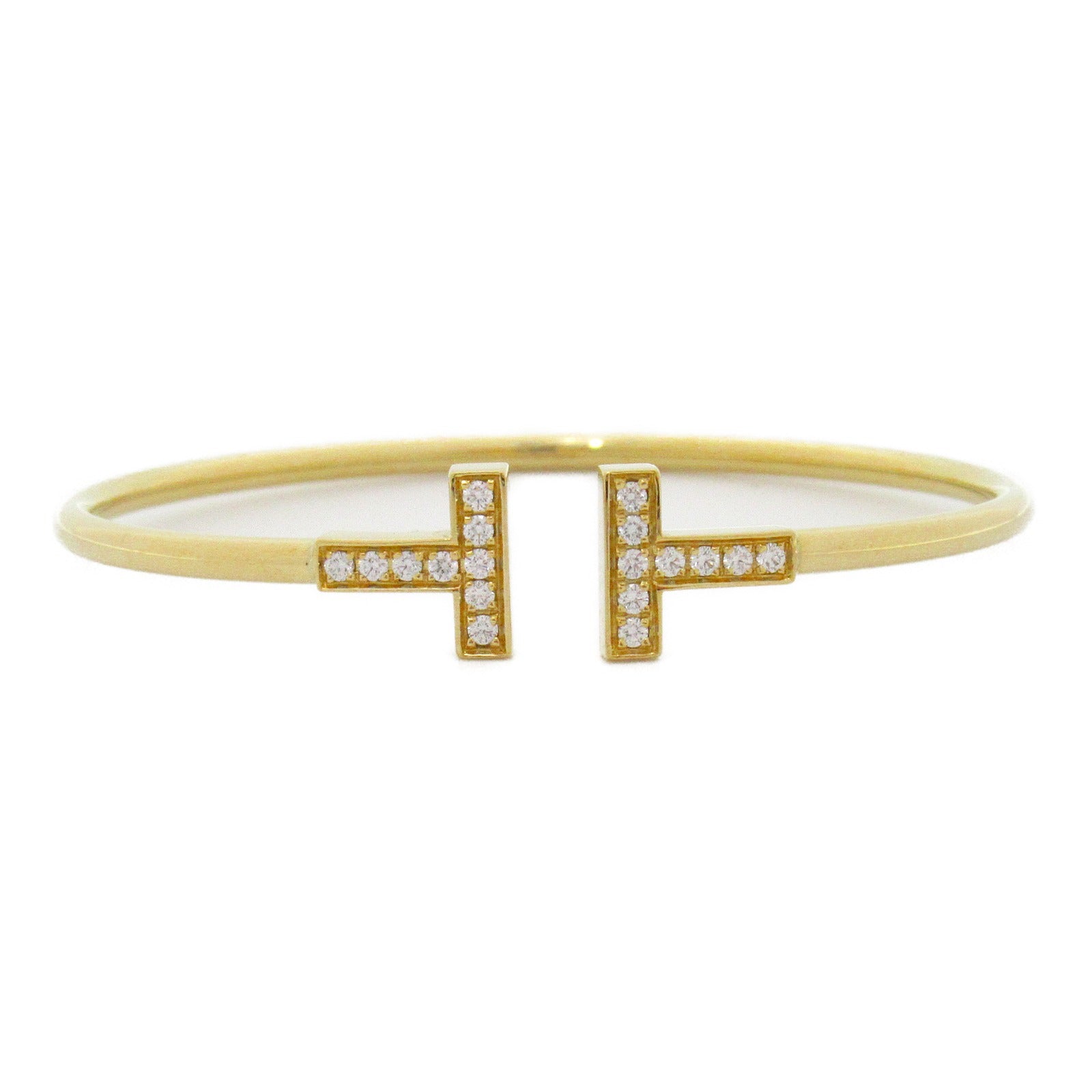 TIFFANY＆CO 【激減優惠】18K黃金T Wire Bracelet手鐲