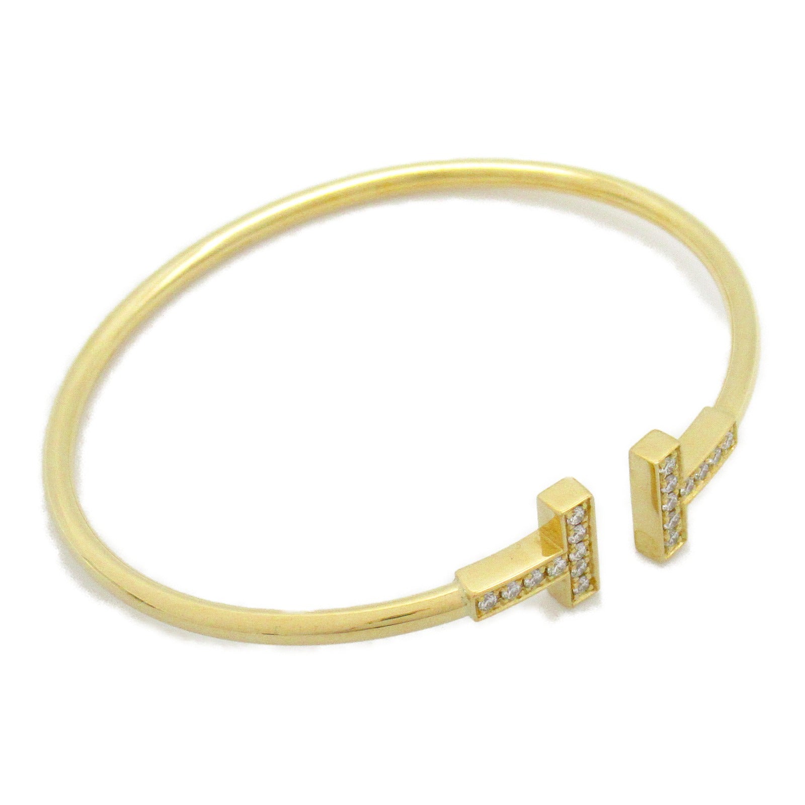TIFFANY＆CO 【激減優惠】18K黃金T Wire Bracelet手鐲