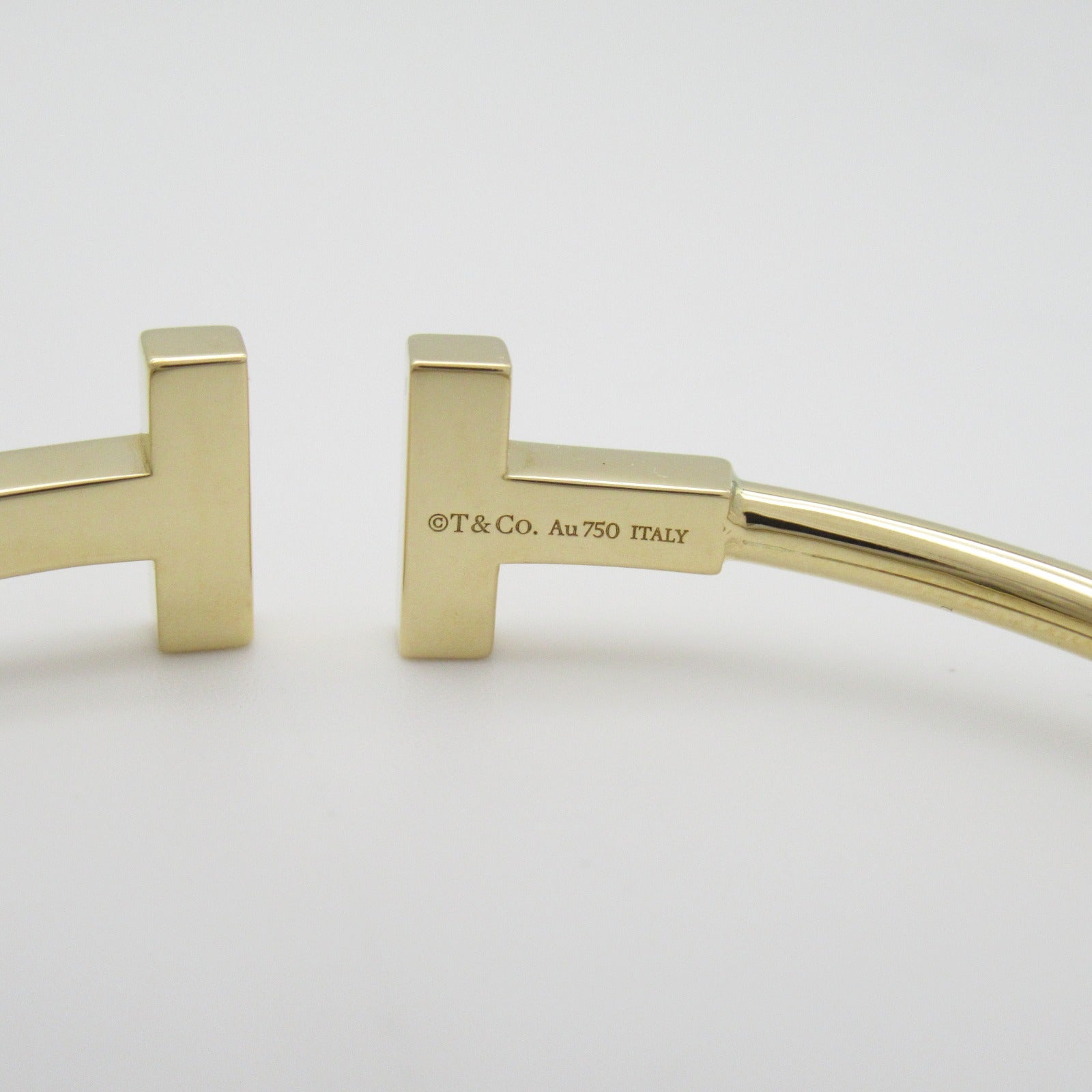 TIFFANY＆CO 【激減優惠】18K黃金T Wire Bracelet手鐲