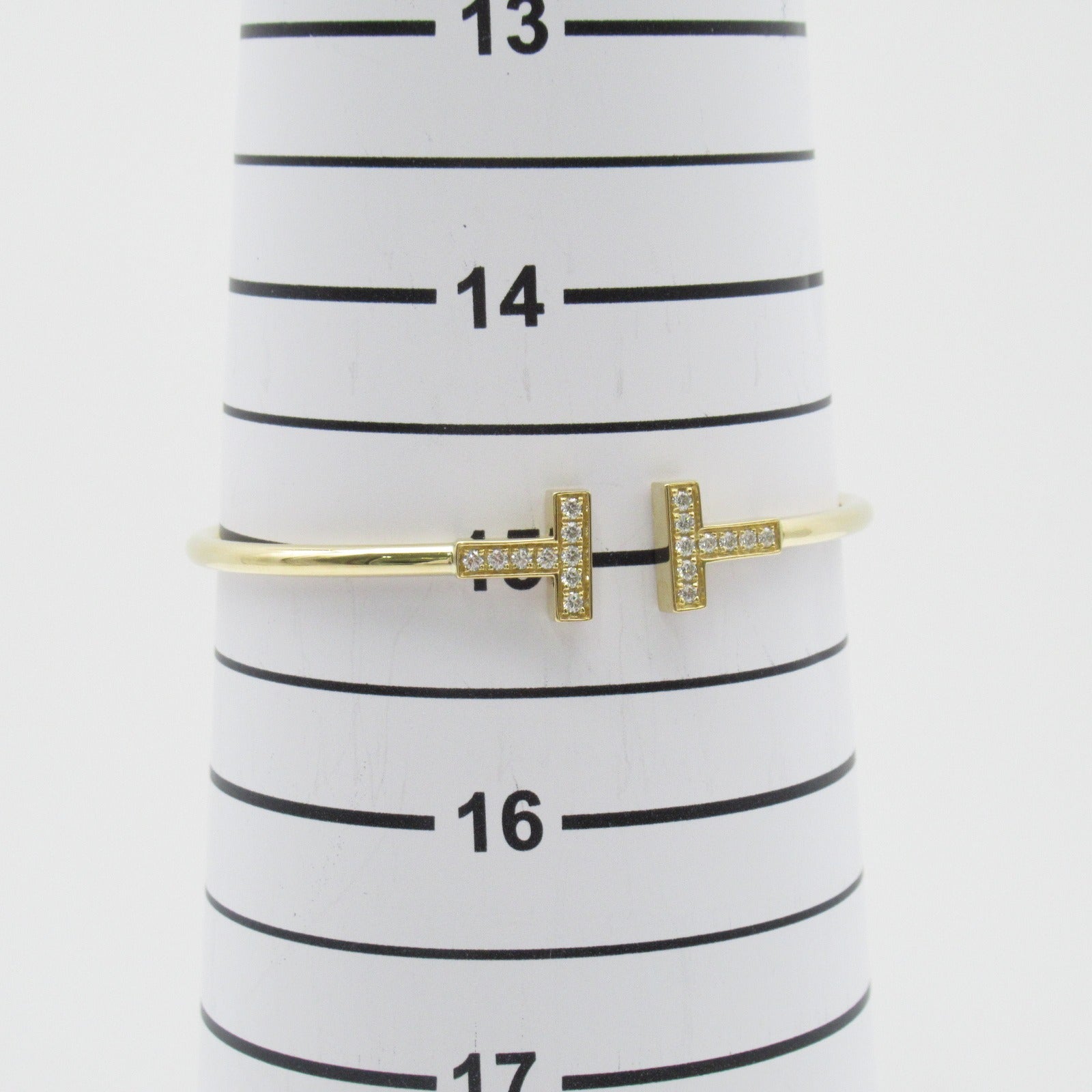 TIFFANY＆CO 【激減優惠】18K黃金T Wire Bracelet手鐲
