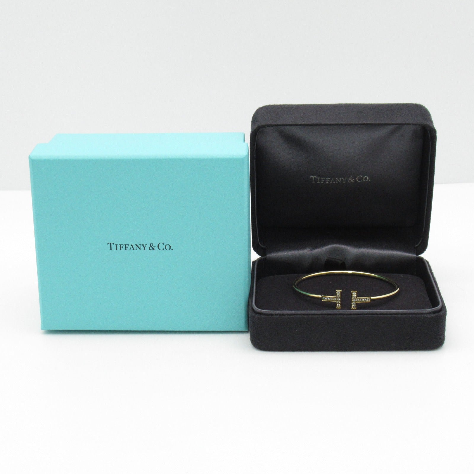 TIFFANY＆CO 【激減優惠】18K黃金T Wire Bracelet手鐲