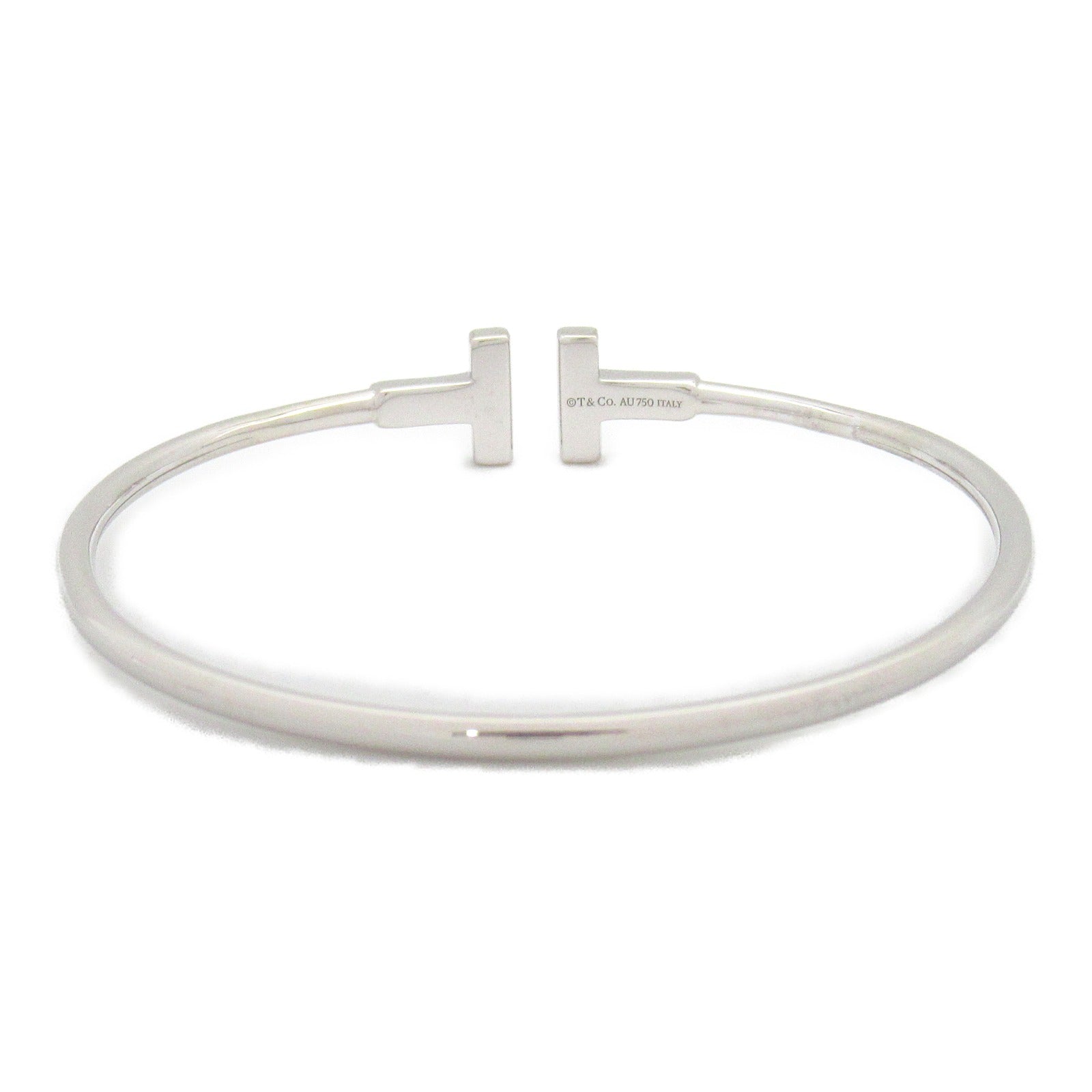 TIFFANY＆CO 【激減優惠】18K白金T Wire Bracelet手鐲