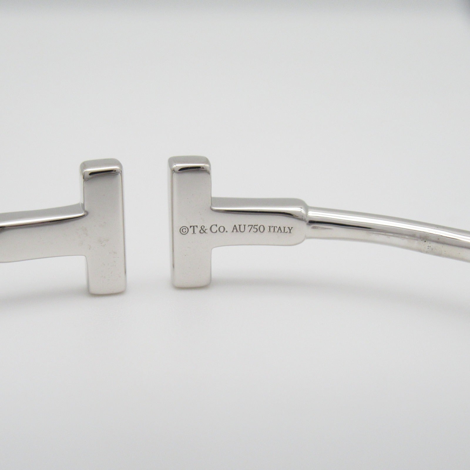 TIFFANY＆CO 【激減優惠】18K白金T Wire Bracelet手鐲