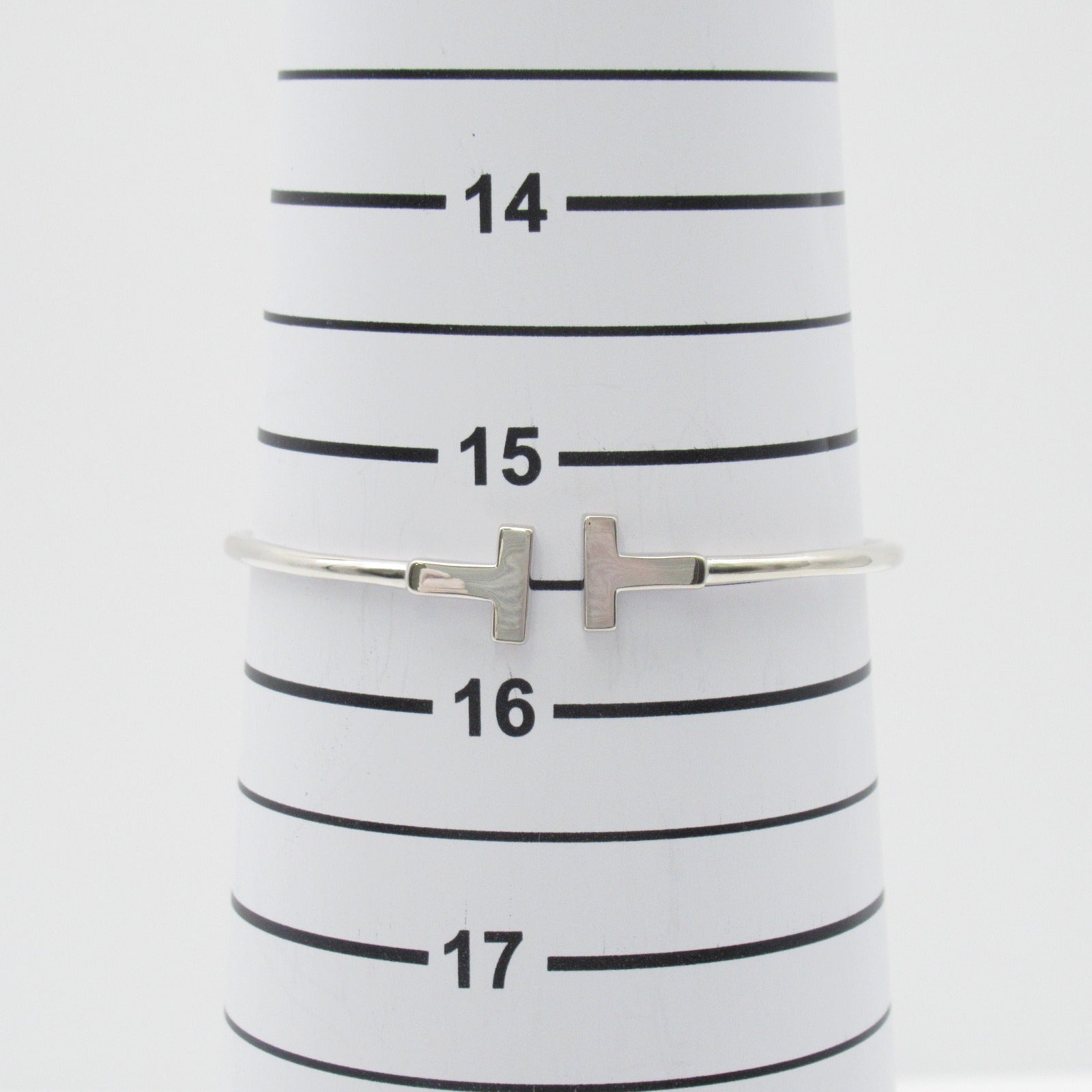TIFFANY＆CO 【激減優惠】18K白金T Wire Bracelet手鐲