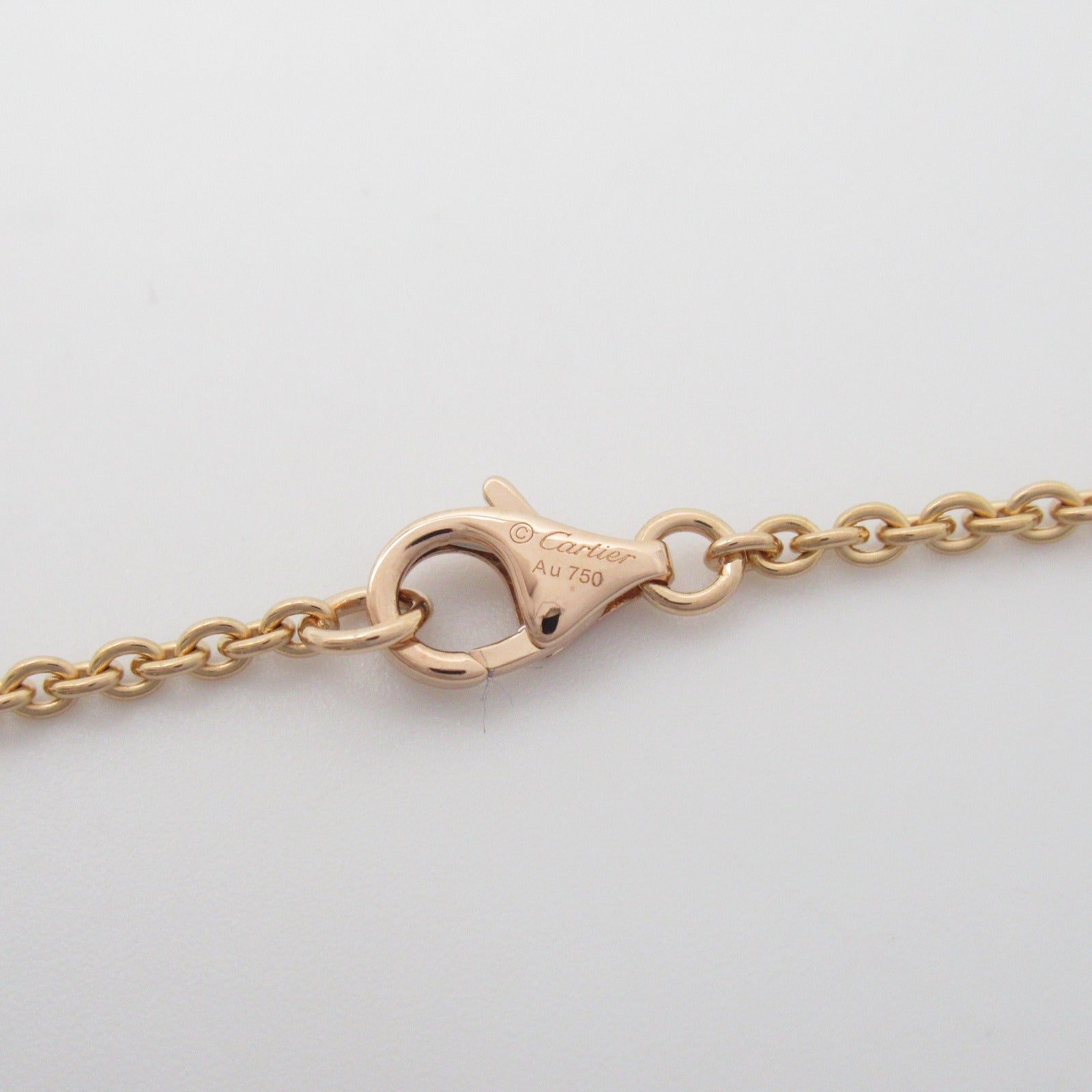 CARTIER 18K玫瑰金Baby Love Necklace項鍊