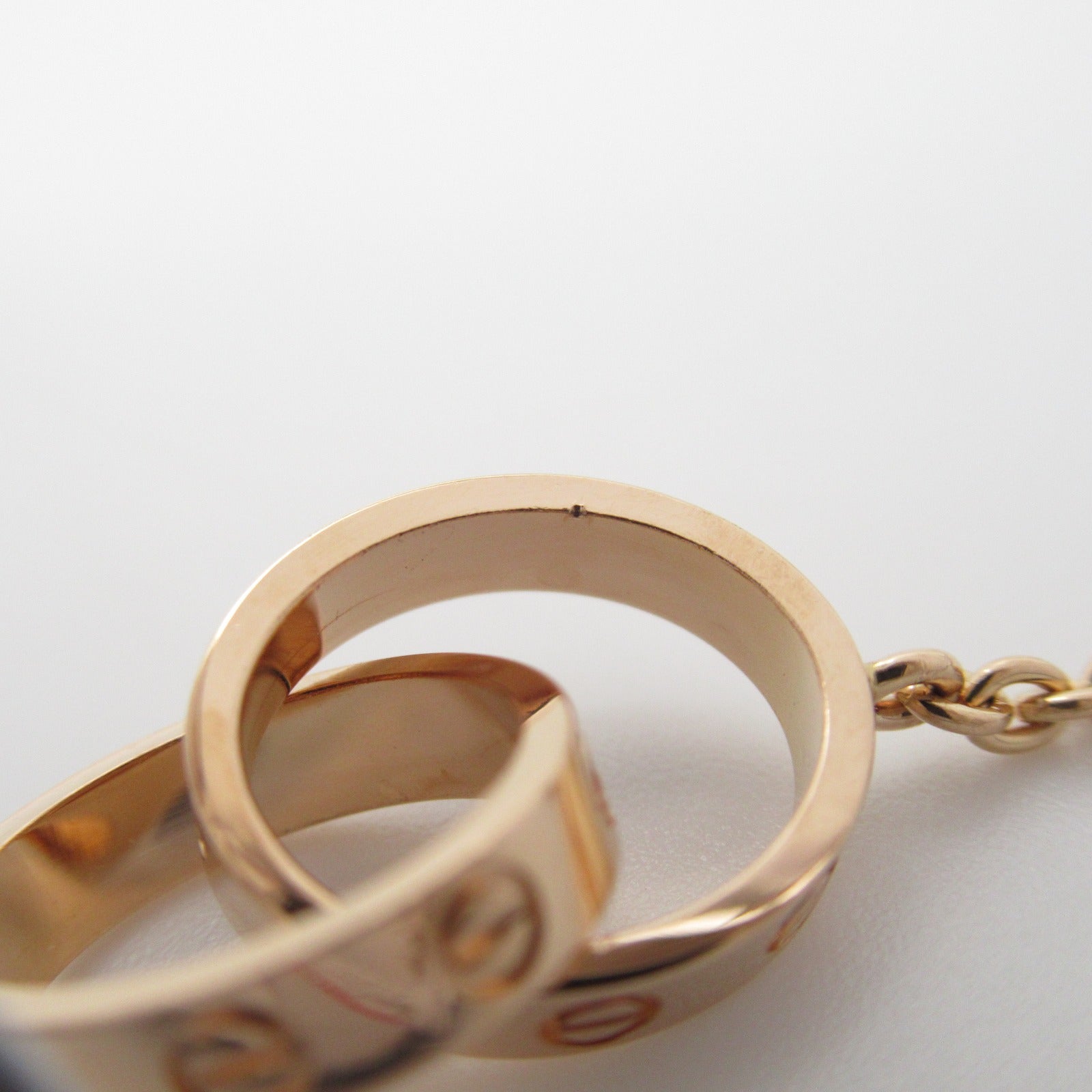 CARTIER 18K玫瑰金Baby Love Necklace項鍊