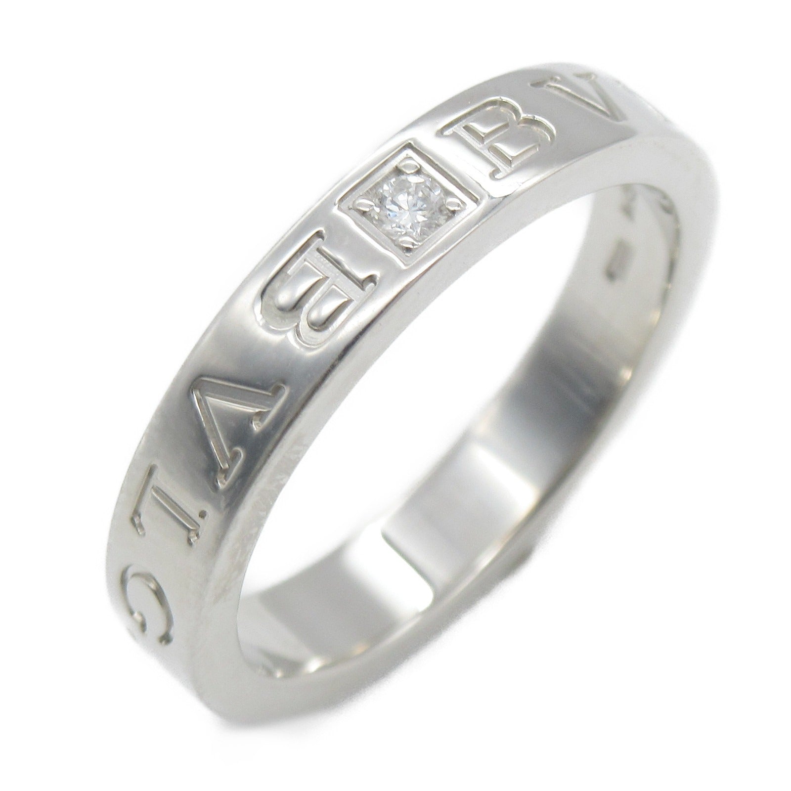 BVLGARI 18K白金B-zero1 Diamond Ring鑽石戒指US#8.5/JP#17