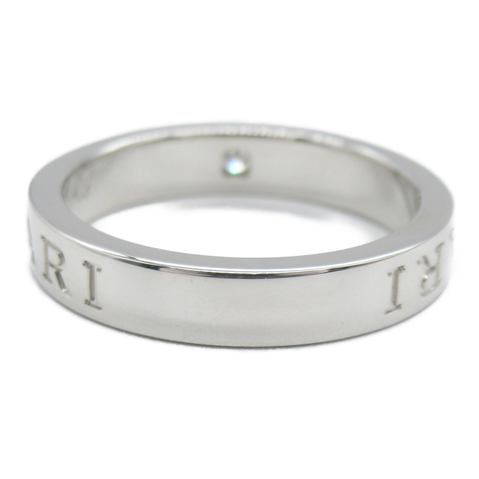 BVLGARI 18K白金B-zero1 Diamond Ring鑽石戒指US#8.5/JP#17