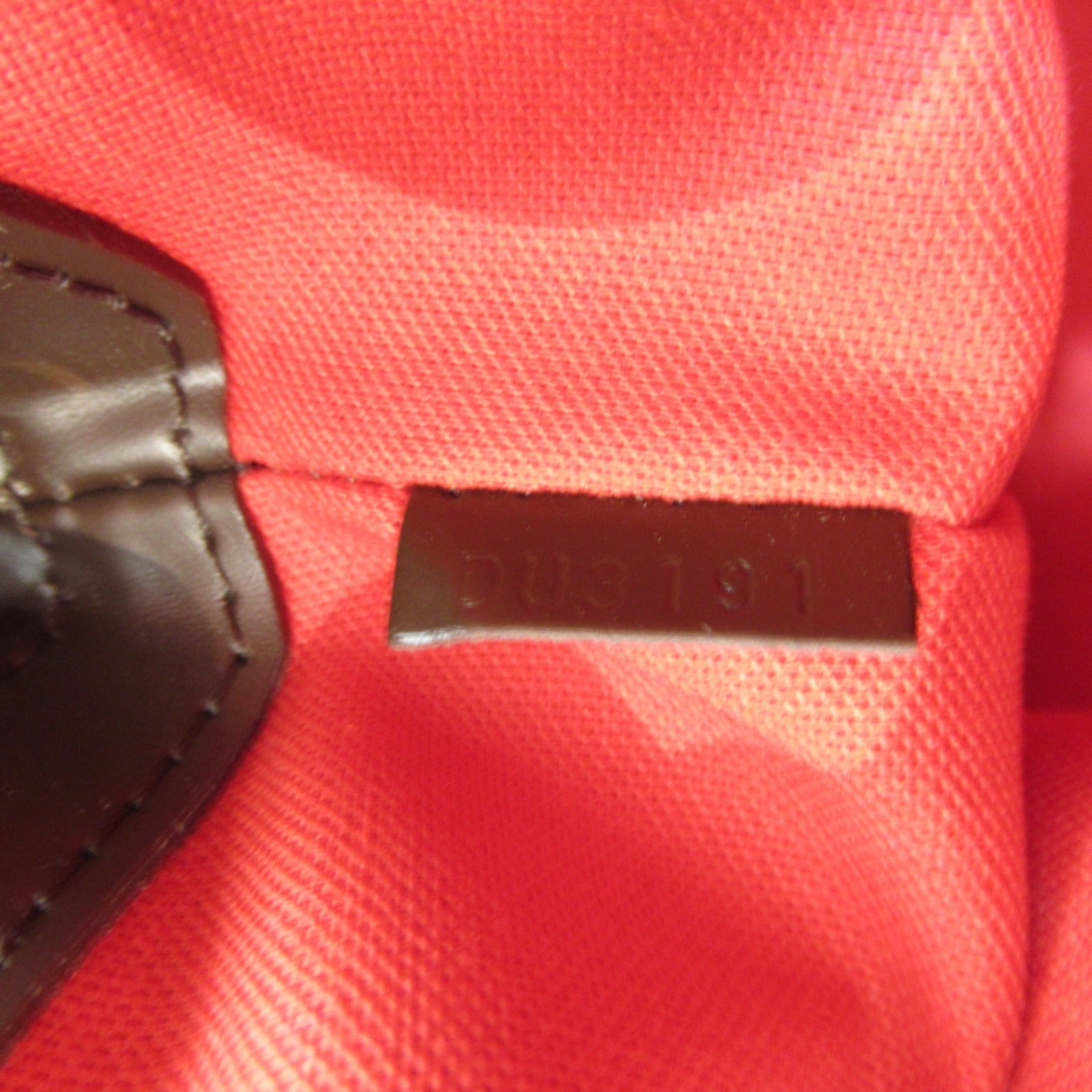 LOUIS VUITTON 【激減優惠】Damier Verona PM金扣手挽袋啡色