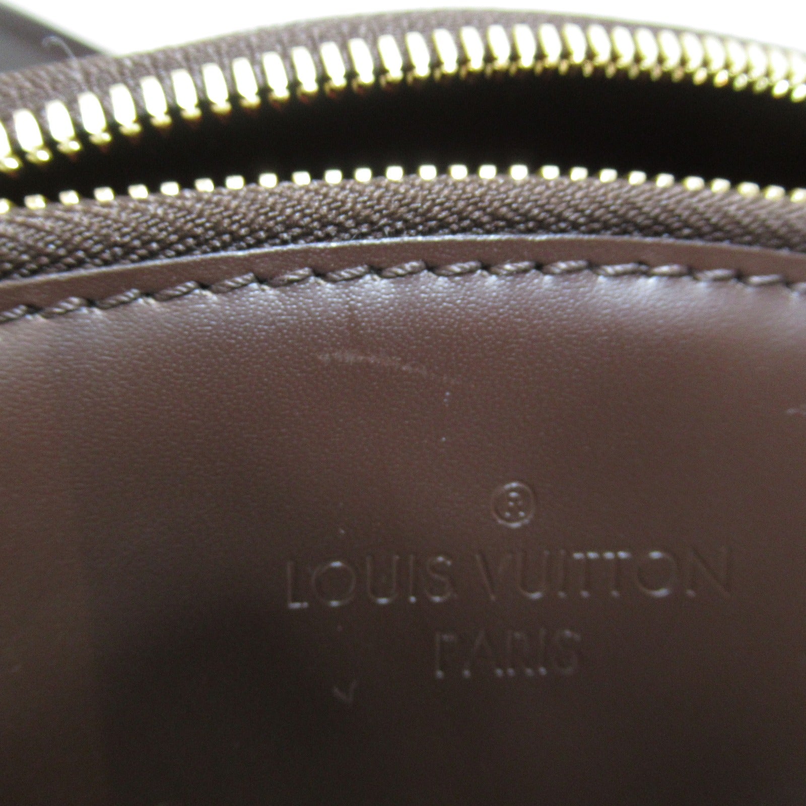 LOUIS VUITTON 【激減優惠】Damier Verona PM金扣手挽袋啡色
