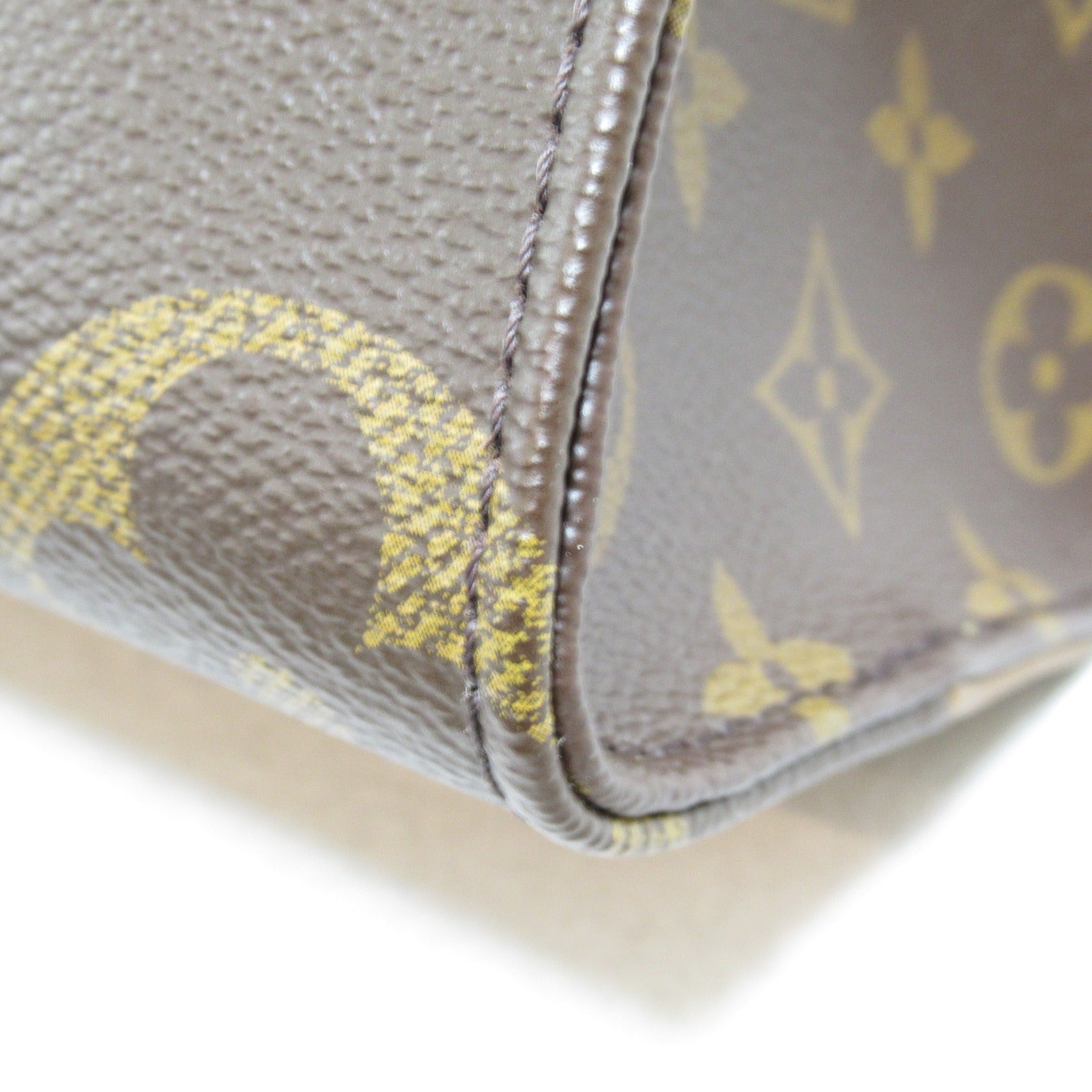 LOUIS VUITTON 【激減優惠】Monogram Reverse OnTheGo PM金扣手挽肩背兩用袋啡色