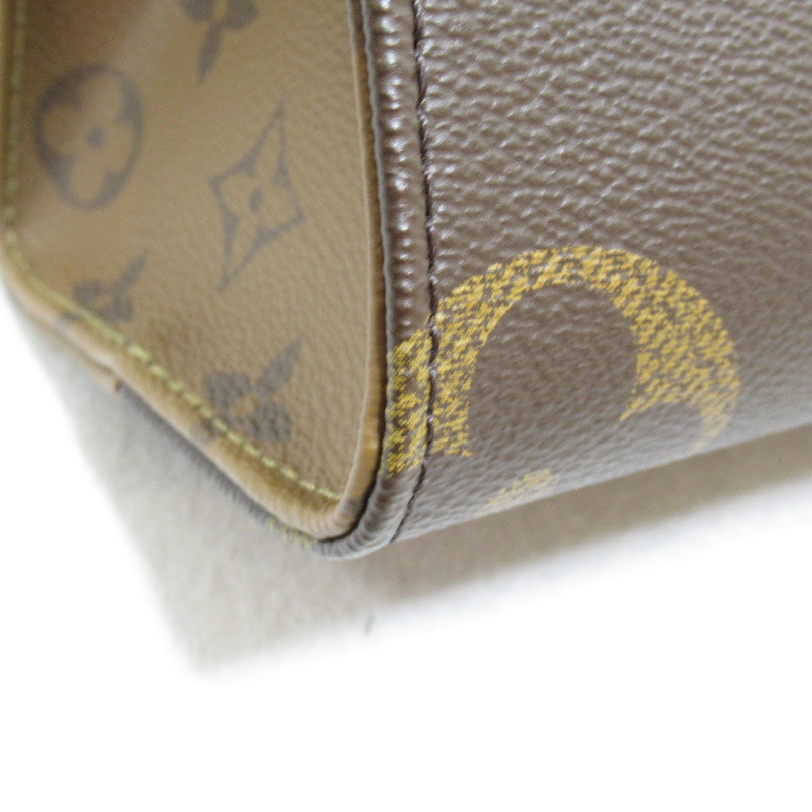 LOUIS VUITTON 【激減優惠】Monogram Reverse OnTheGo PM金扣手挽肩背兩用袋啡色