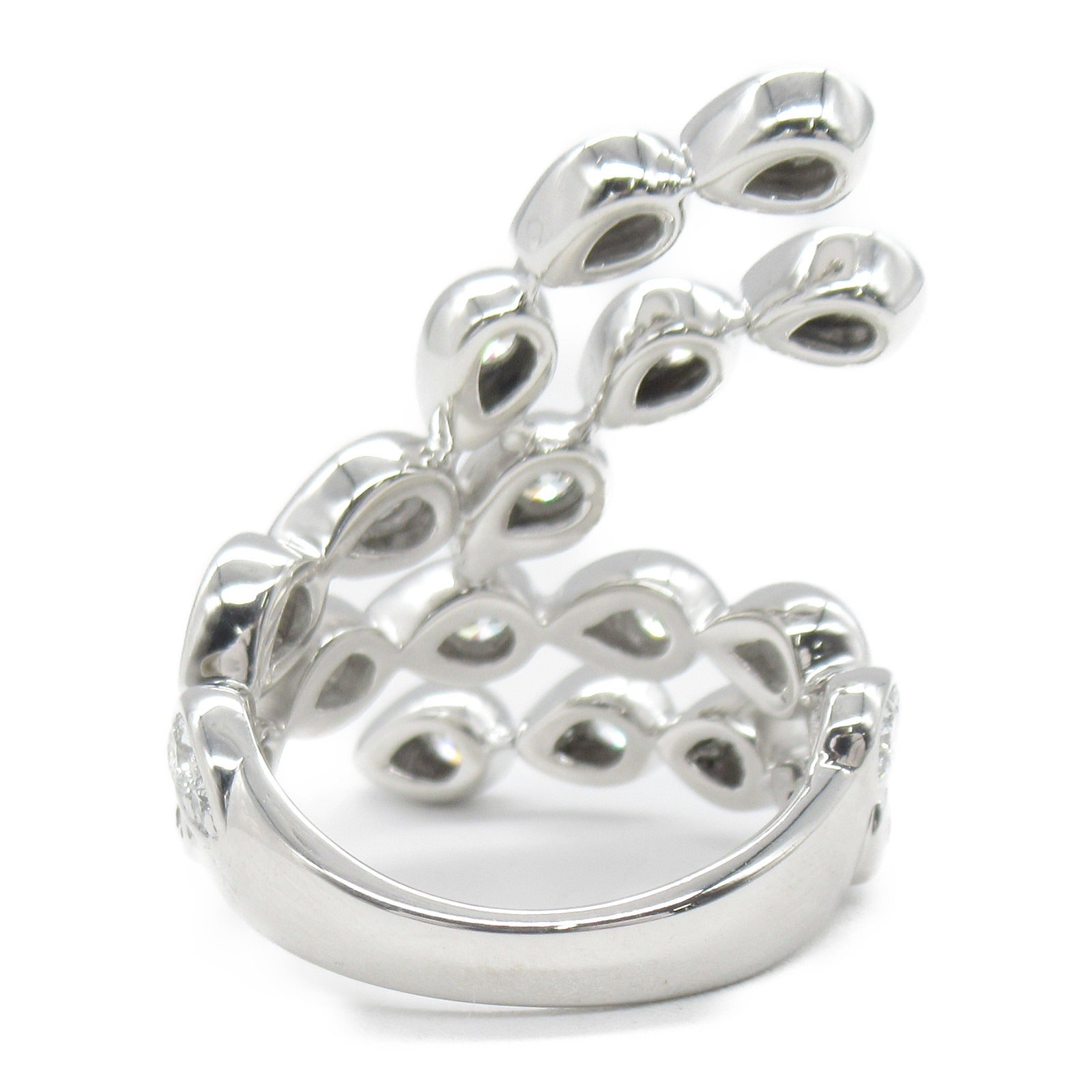 PIAGET 【激減優惠】18K白金Magic Garden Diamond Ring鑽石戒指Piaget#51/US#5.5