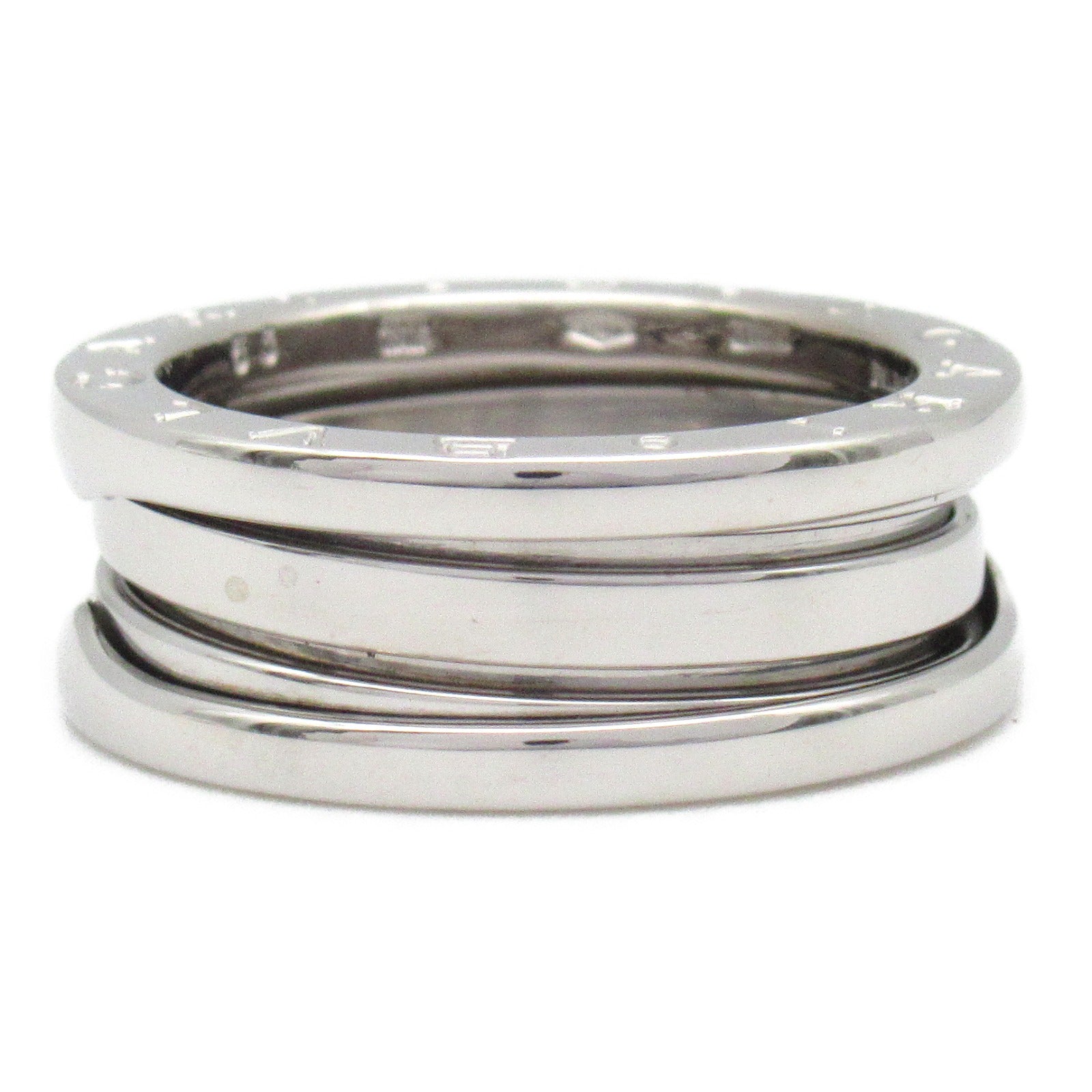BVLGARI 18K白金B-zero1 3 Band Ring戒指US#6.5/JP#12.5/Bvlgari#53