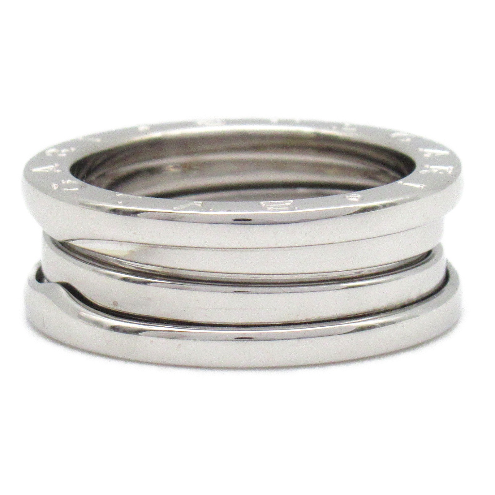 BVLGARI 18K白金B-zero1 3 Band Ring戒指US#6.5/JP#12.5/Bvlgari#53