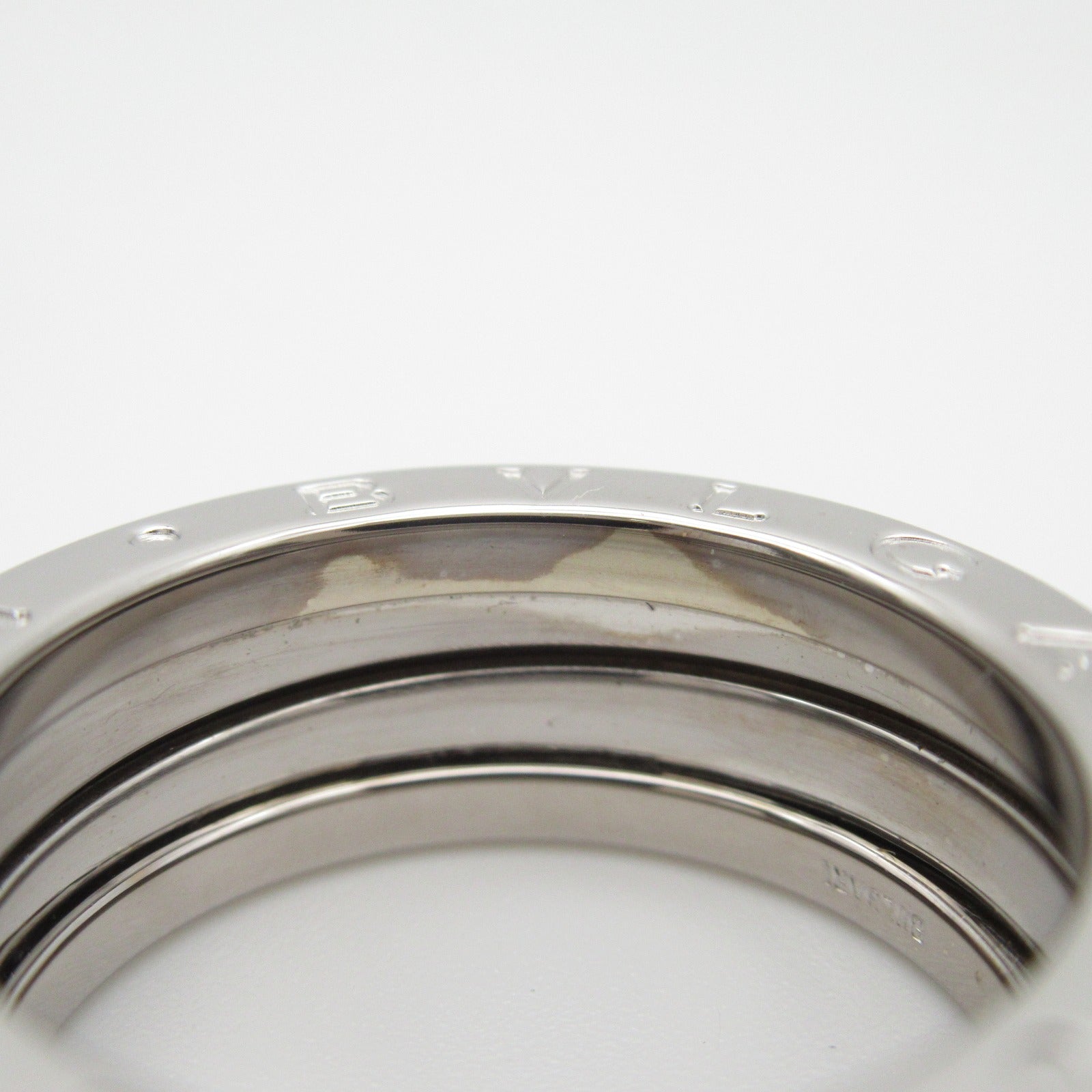 BVLGARI 18K白金B-zero1 3 Band Ring戒指US#6.5/JP#12.5/Bvlgari#53