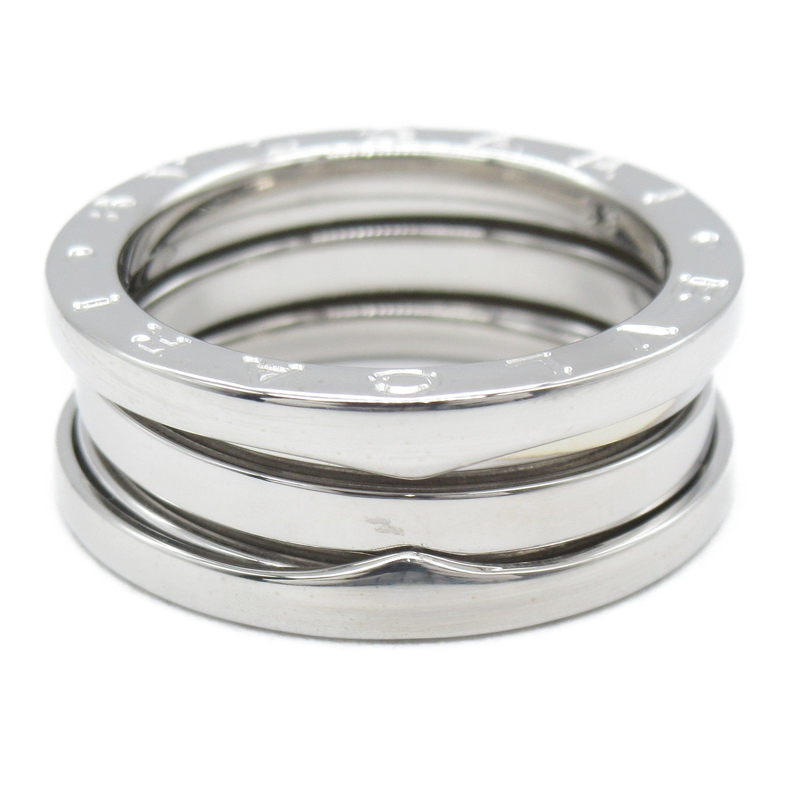 BVLGARI 18K白金B-zero1 3 Band Ring戒指US#6.5/JP#12.5/Bvlgari#53