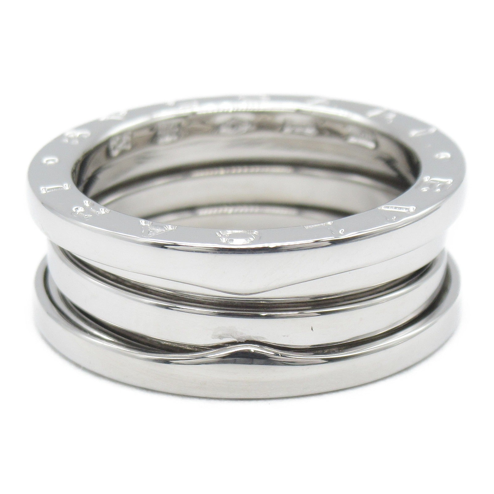 BVLGARI 18K白金B-zero1 3 Band Ring戒指JP#14/Bvlgari#55